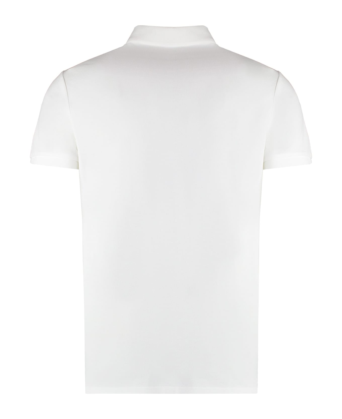 Polo Ralph Lauren Logo Embroidery Cotton-piqué Polo Shirt - White