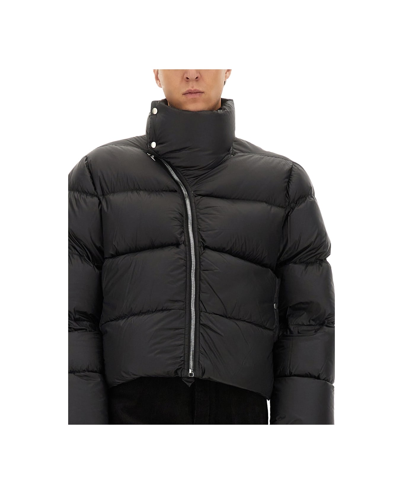 Rick Owens Down Jacket "turtle" - BLACK