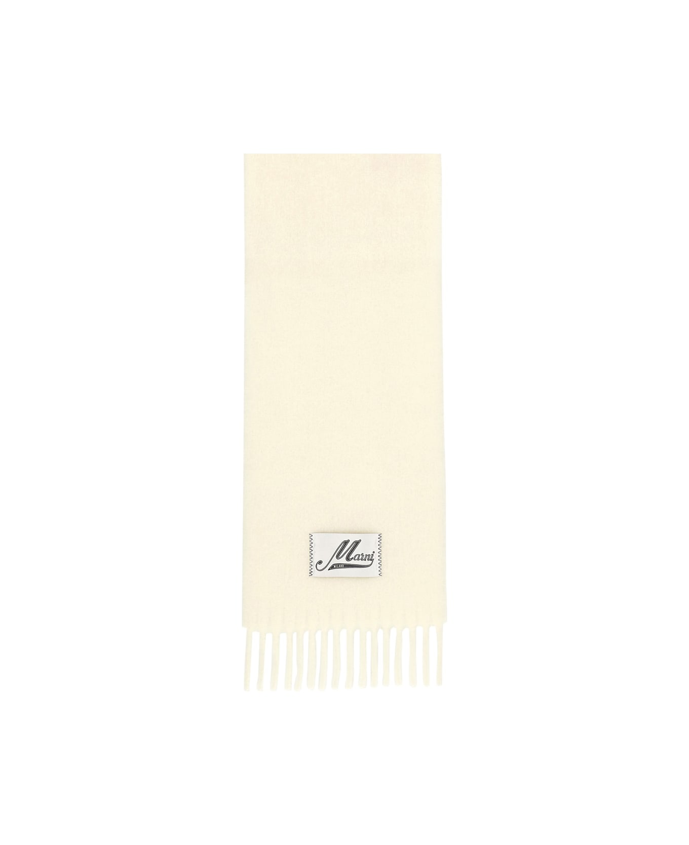 Marni Alpaca Scarf - WHITE