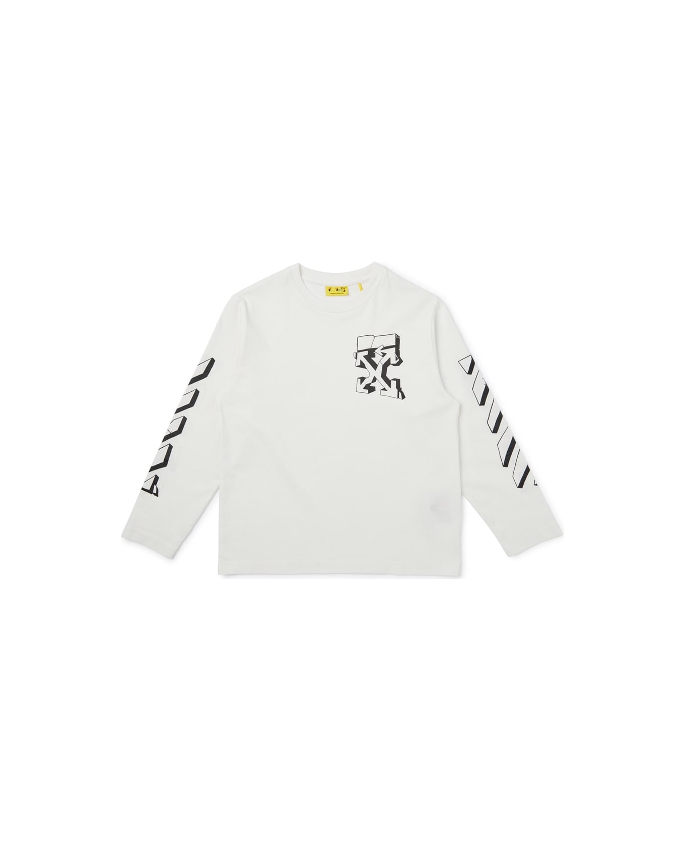 Off-White "graffiti" Logo T-shirt - WHITE