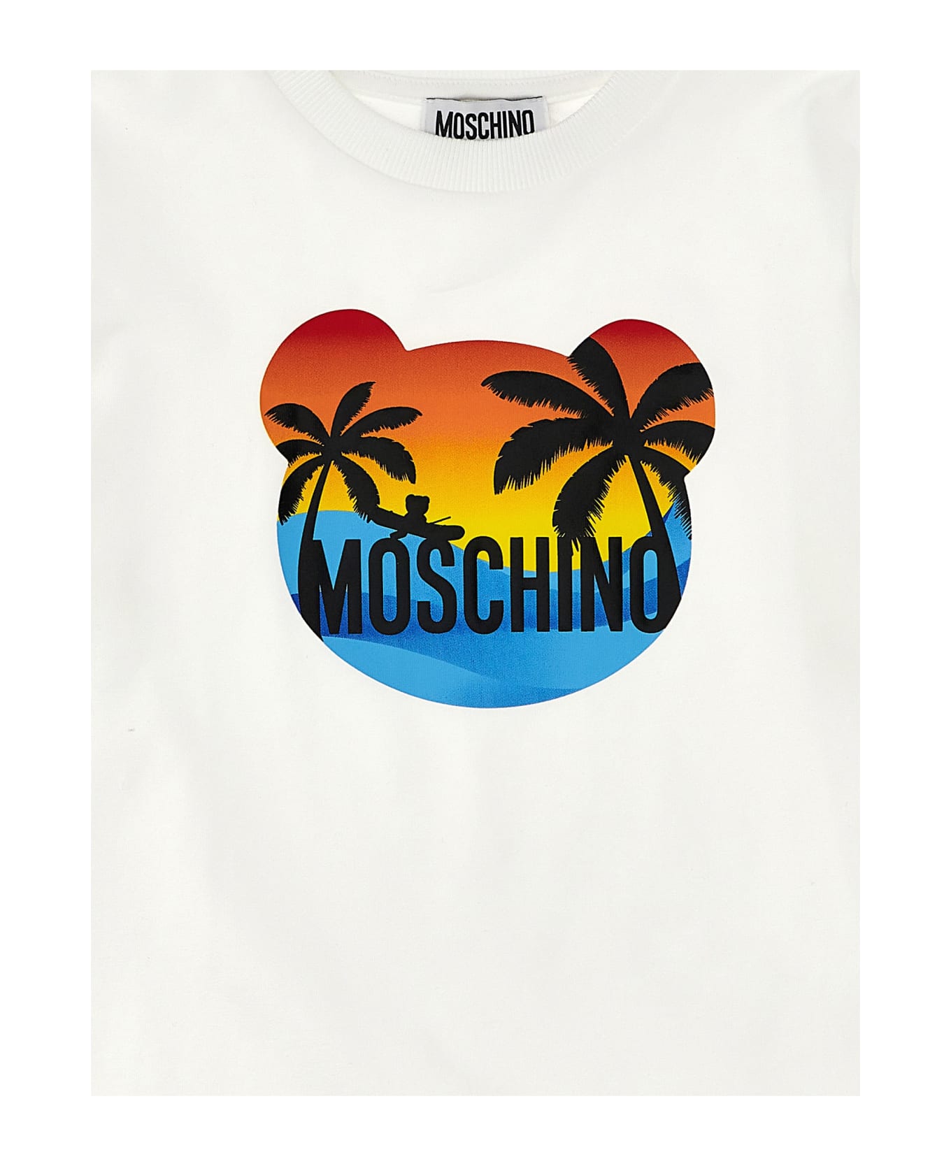 Moschino Logo Print T-shirt - White