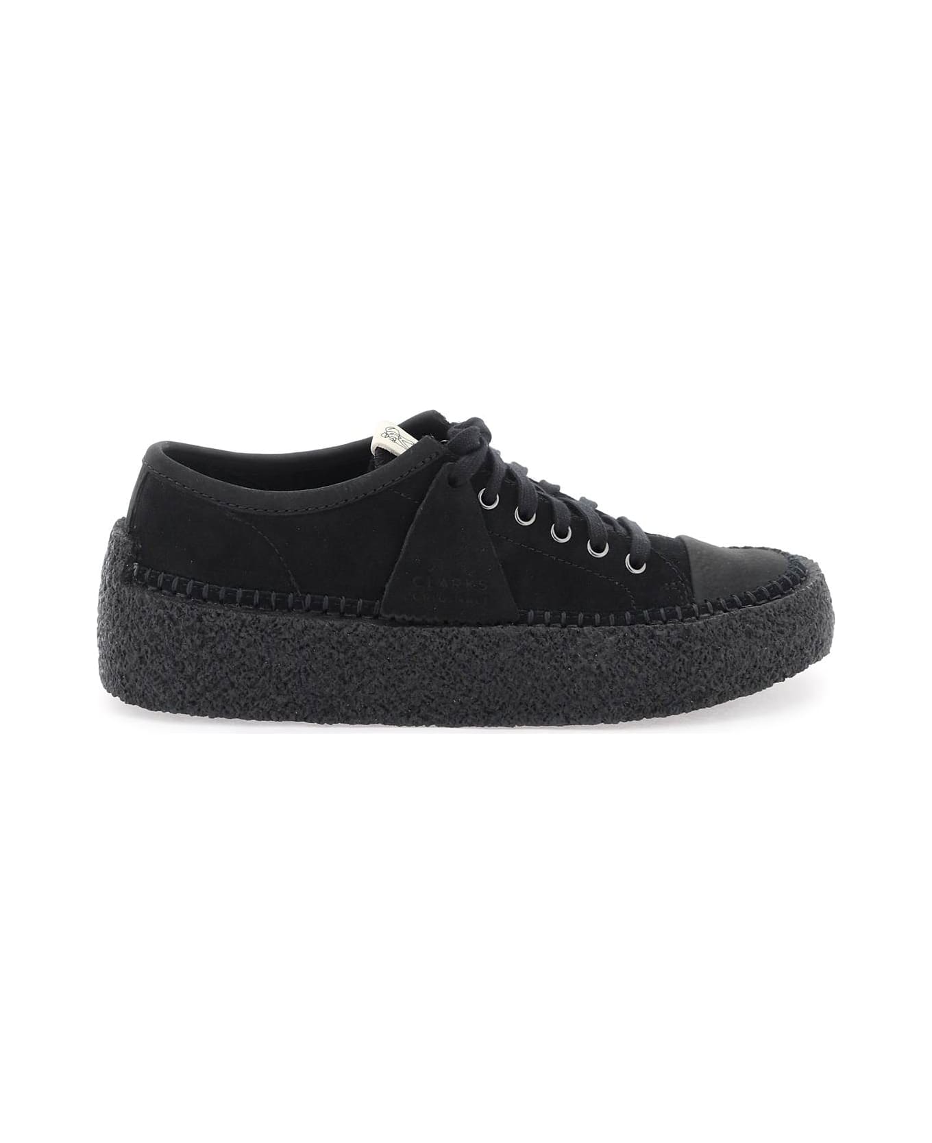 Clarks Suede Leather 'caravan' Sneakers - BLACK (Black) スニーカー