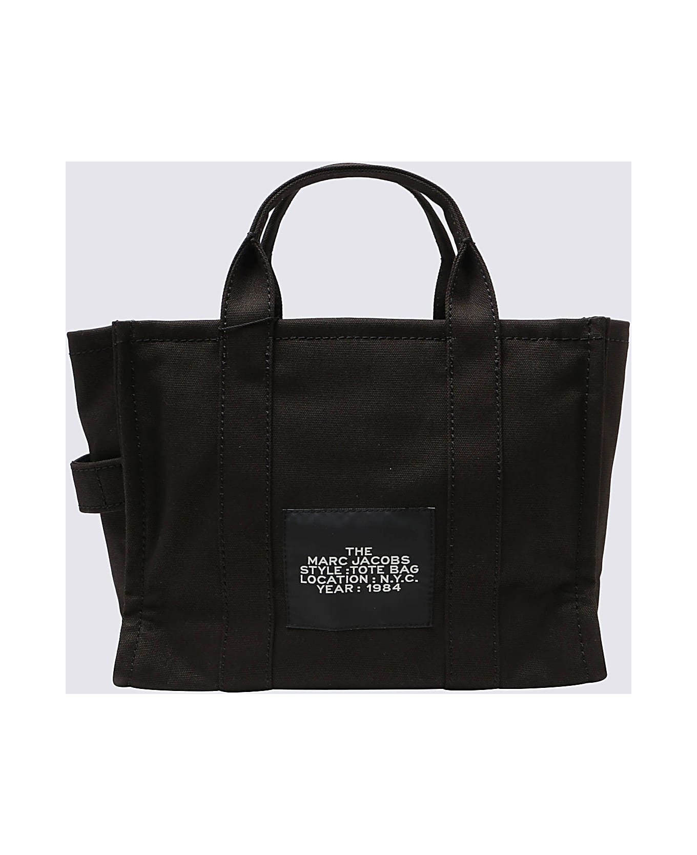 Marc Jacobs Black Canvas The Medium Tote Bag - Black