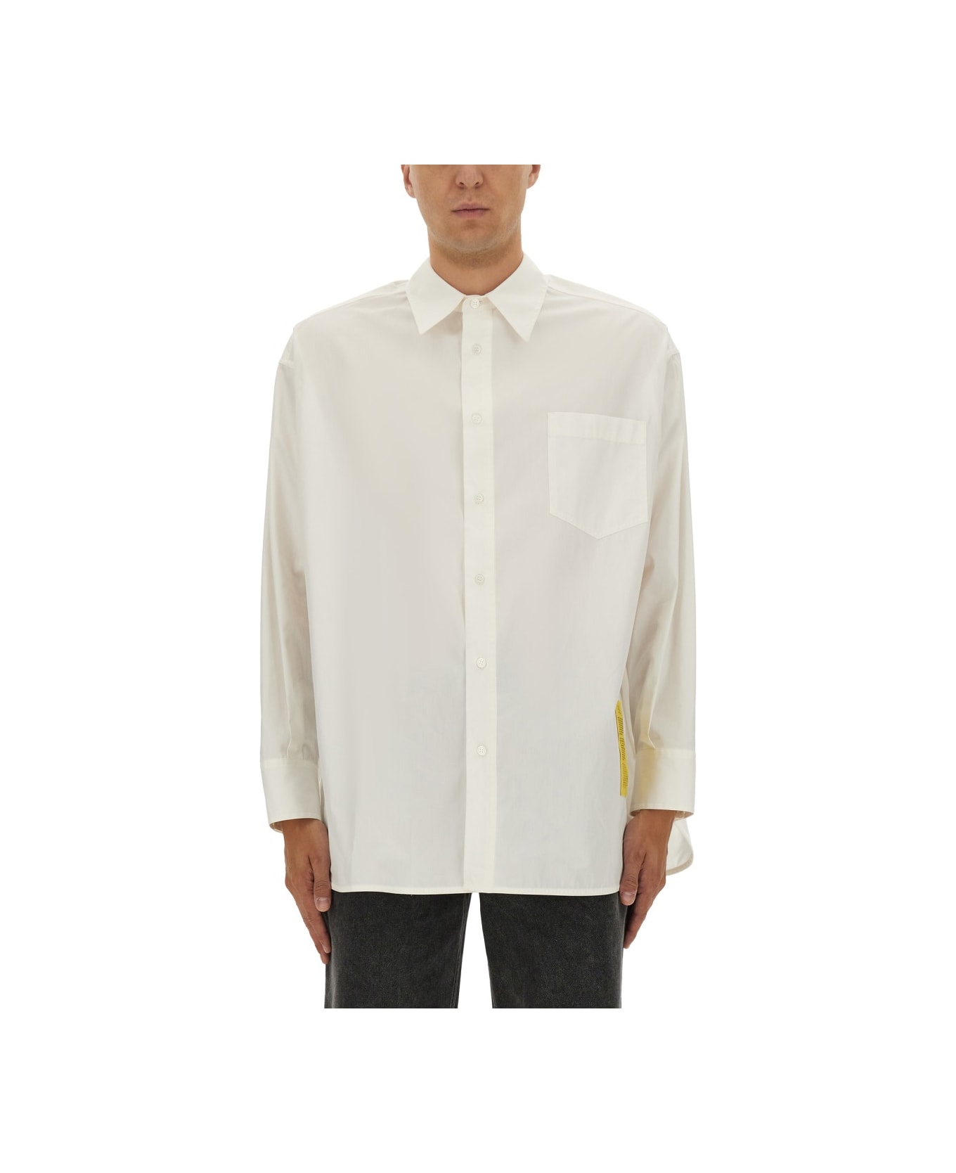 MM6 Maison Margiela Poplin Shirt - WHITE