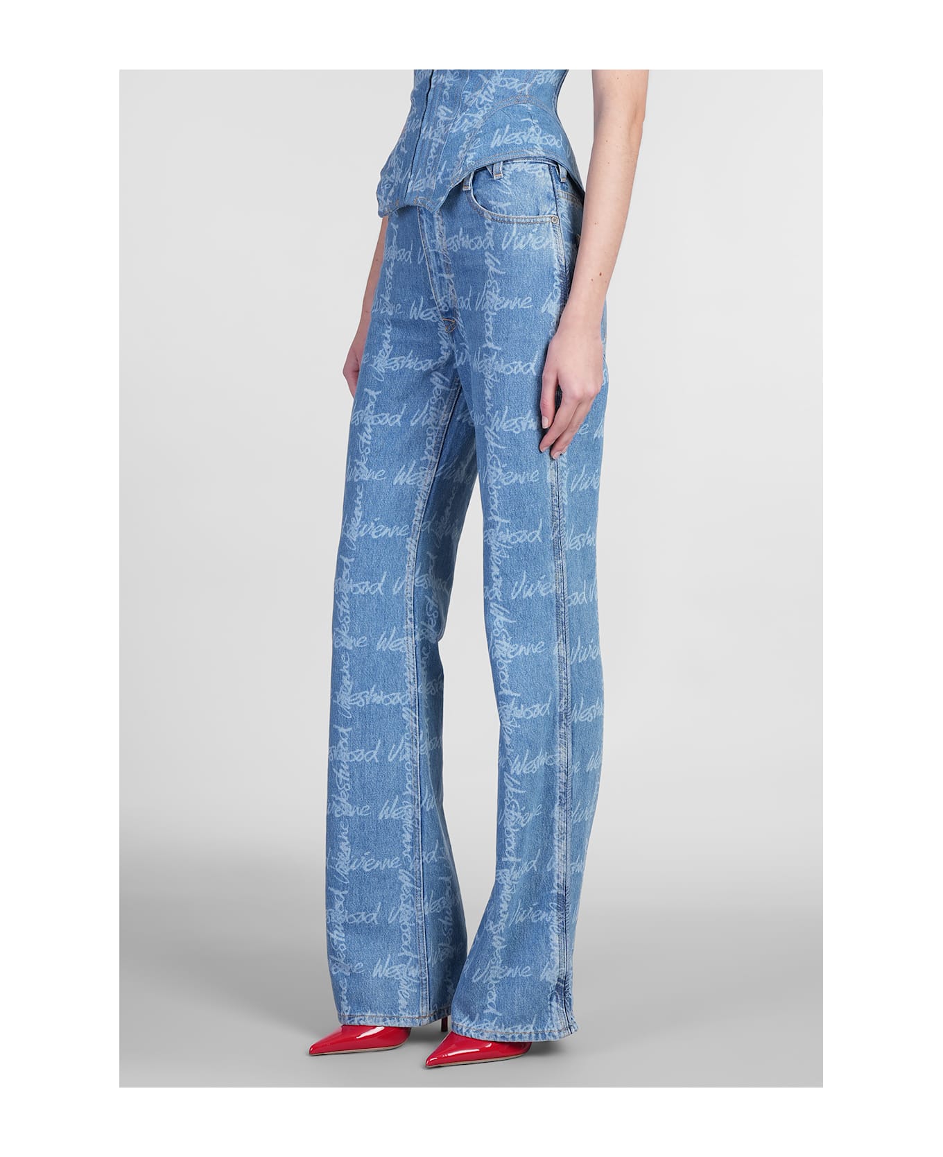 Vivienne Westwood Ray Jeans In Blue Cotton - DENIM