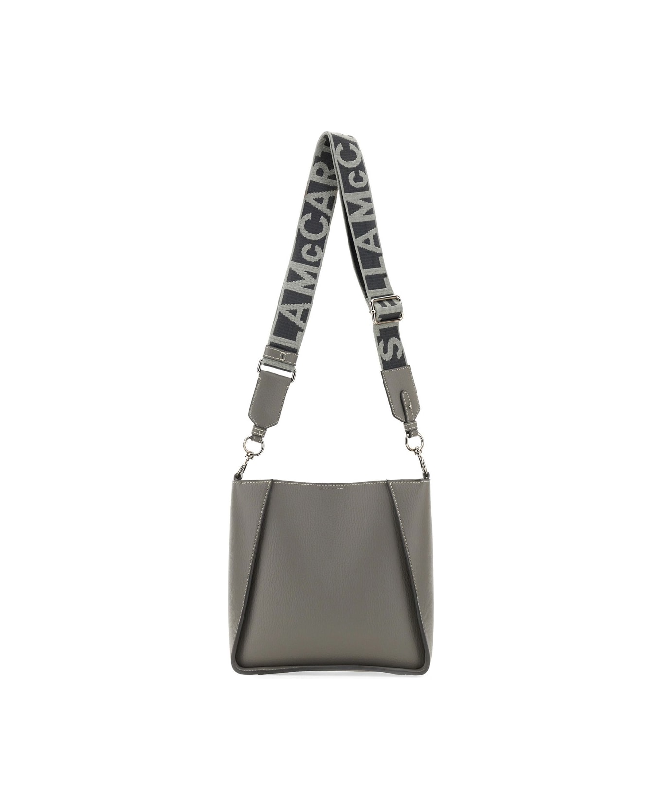 Stella McCartney Shoulder Bag With Logo - GREY