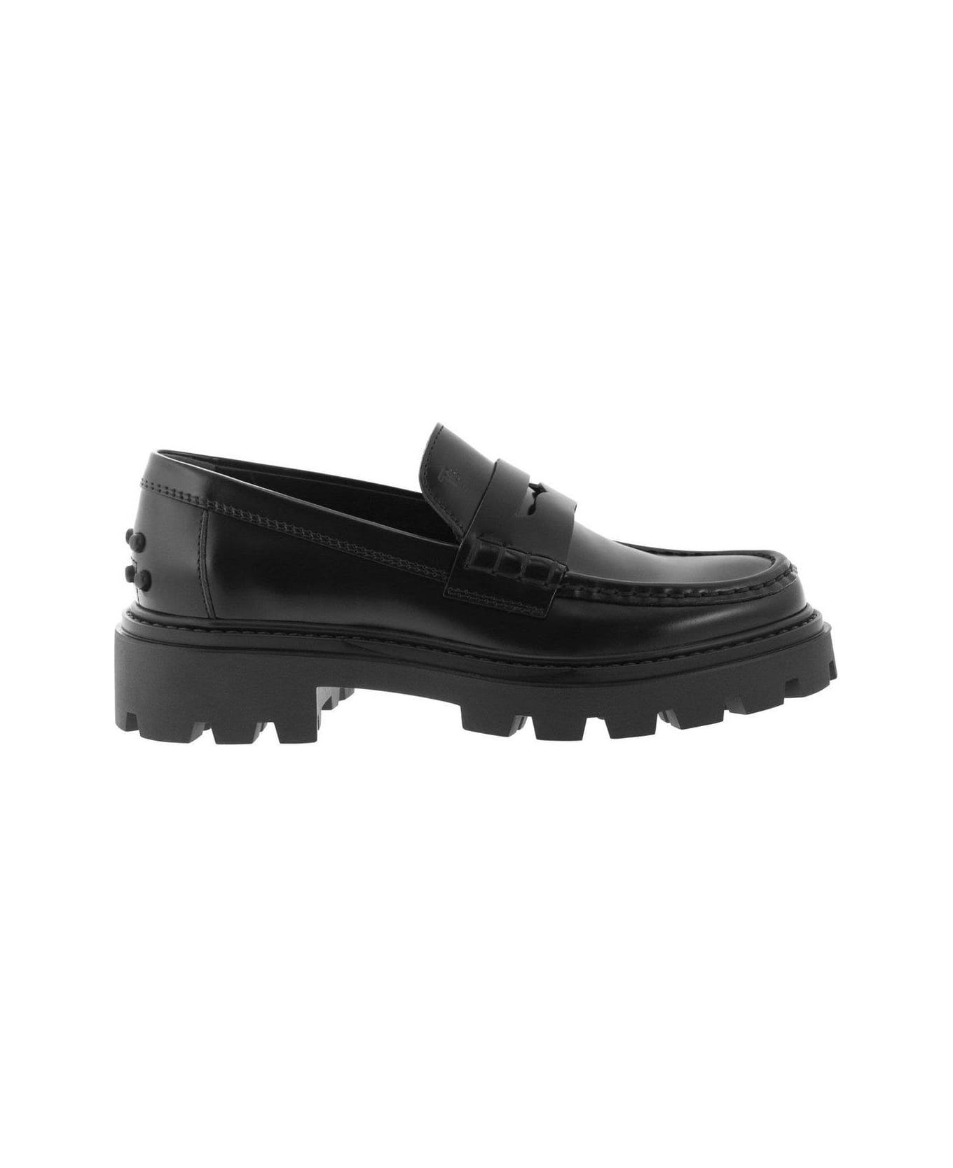 Tod's Penny Bat Chunky Loafers - Black