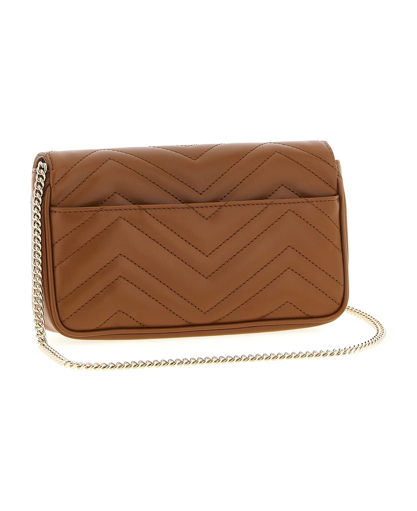 Gucci 
gg Marmont
 Small Shoulder Bag - Brown