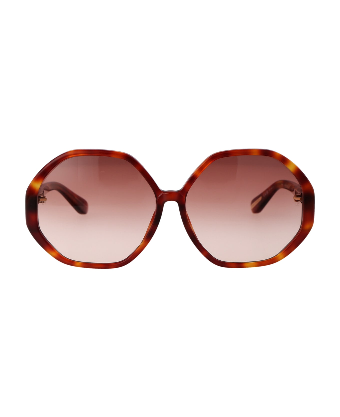 Linda Farrow Paloma Sunglasses - 03 AMBER AMBER T-SHELL OPTICAL
