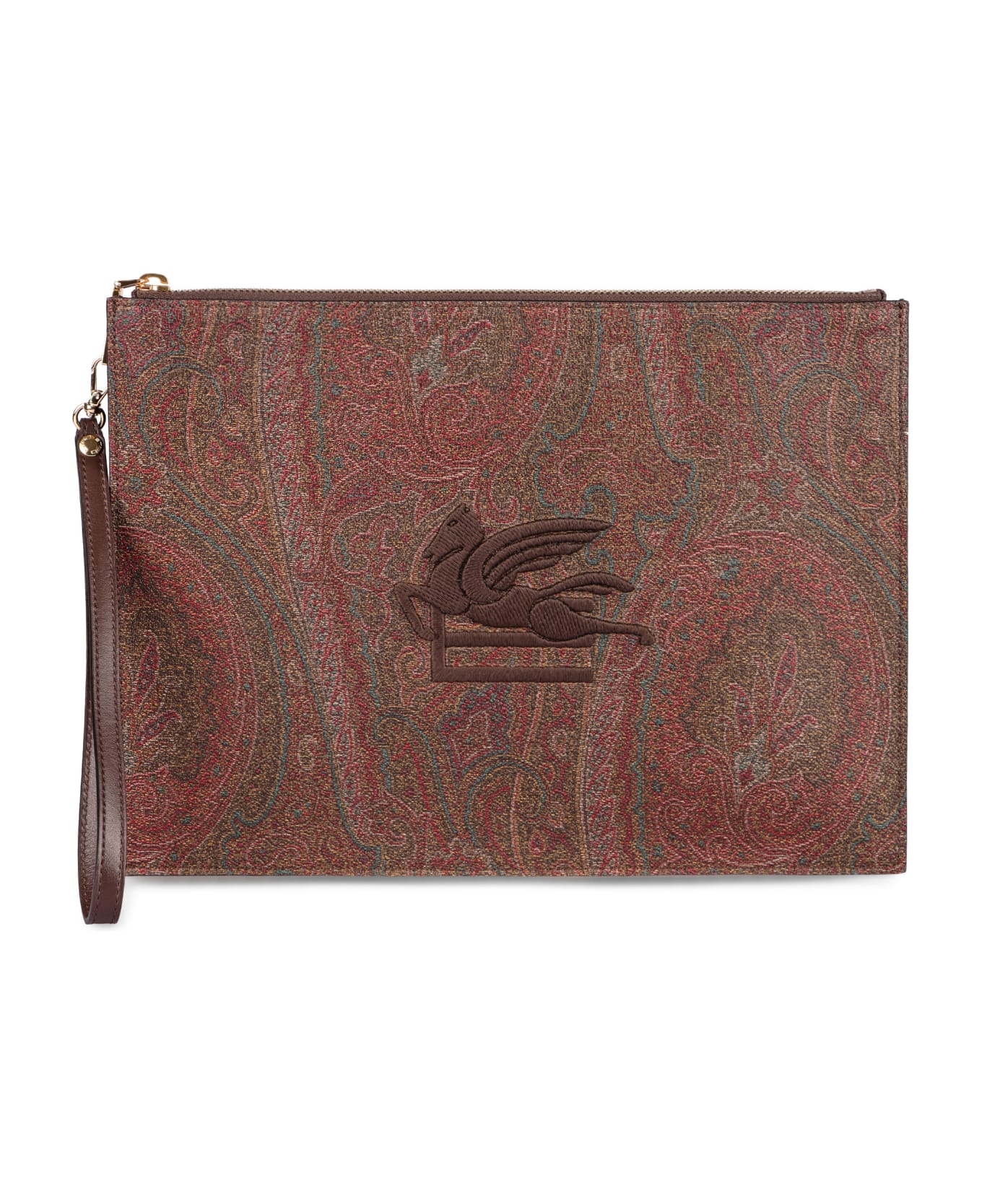 ETRO|CLUTCHES (WP1C0002AA014 M0021) Etro Jacquard Fabric Clutch | italist
