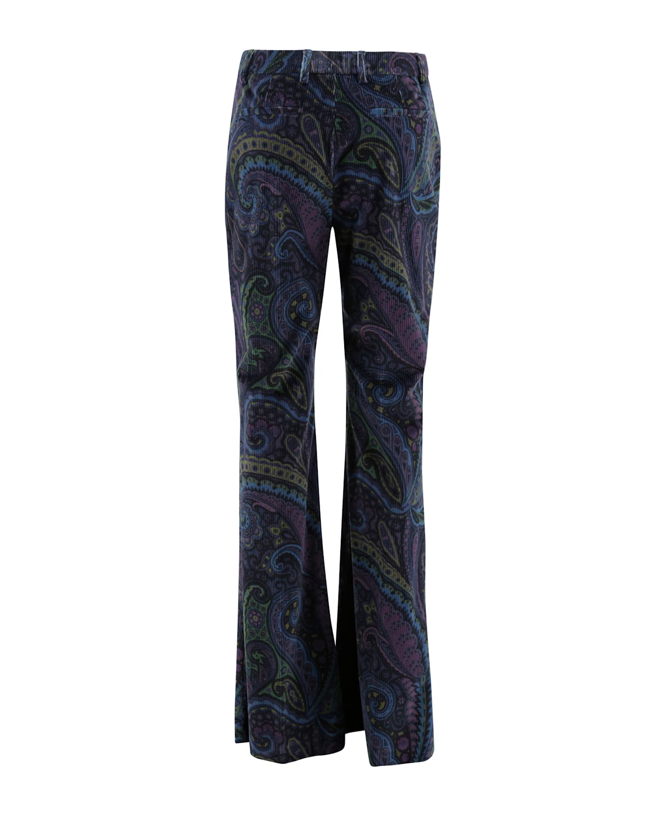Etro Velvet Trousers - Blue