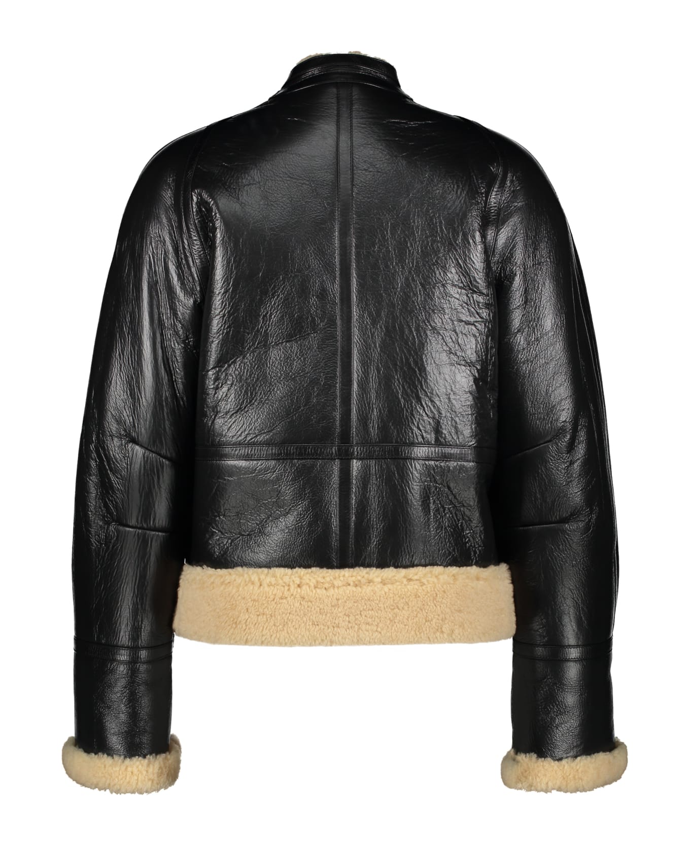 Celine Leather Jacket - black