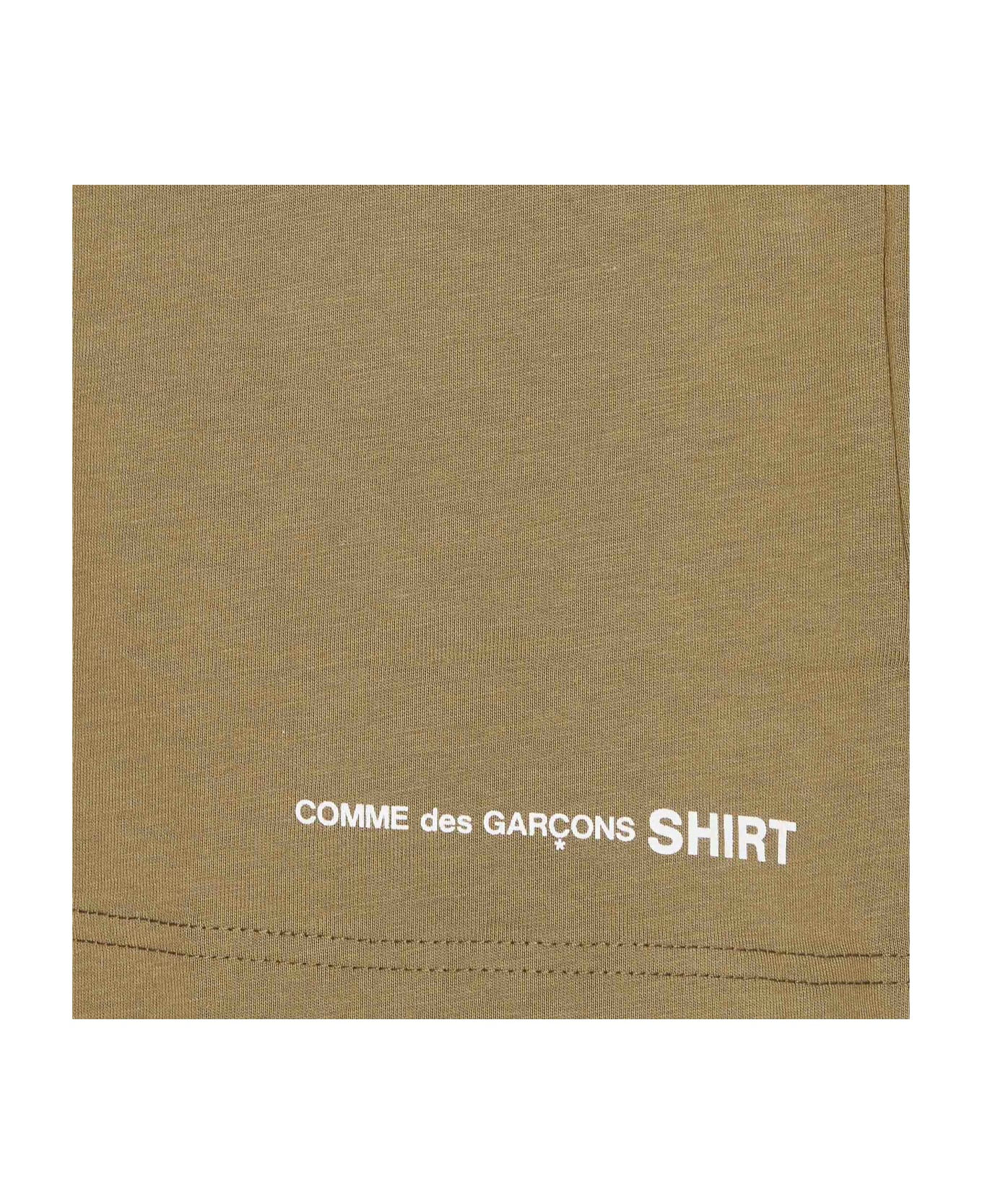 Comme des Garçons Logo T-shirt - Green シャツ