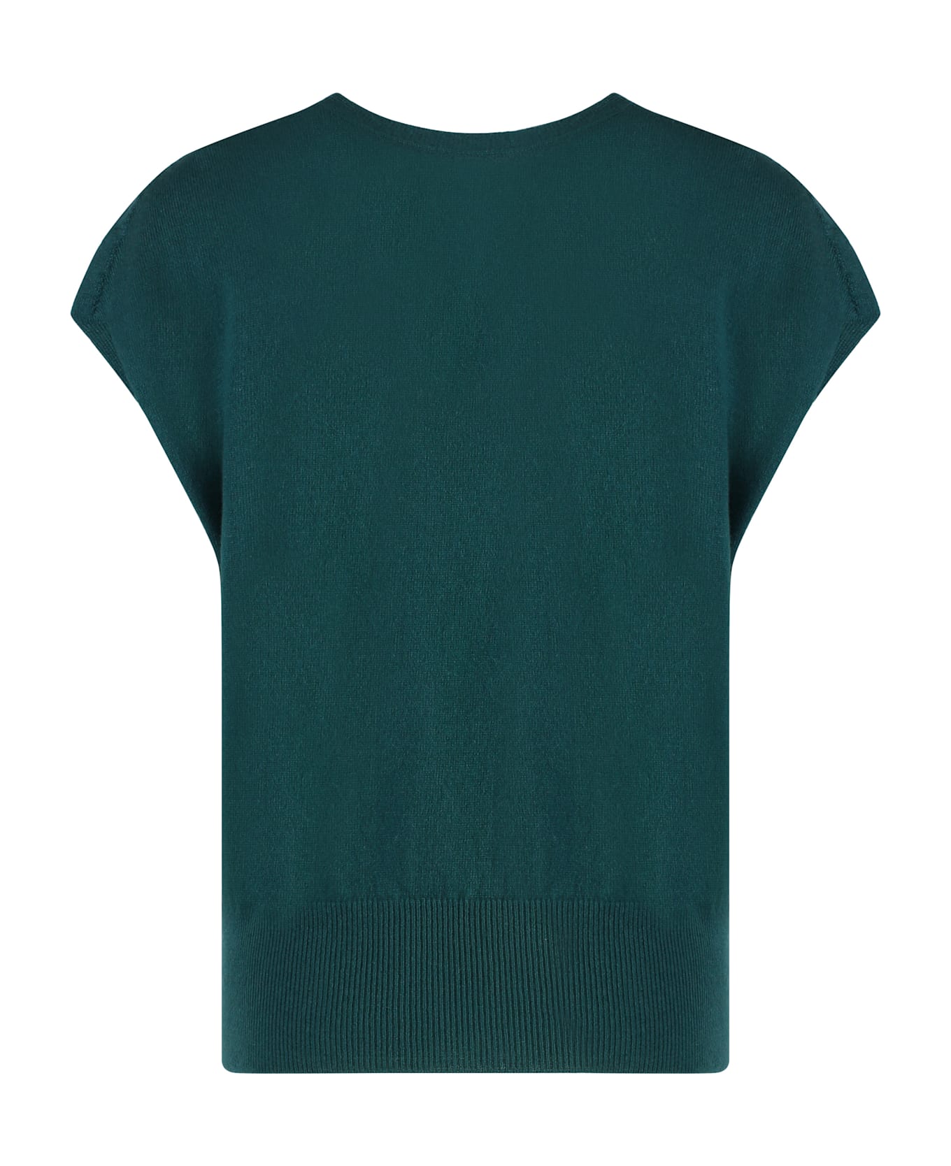 Malo Knitted Vest - green