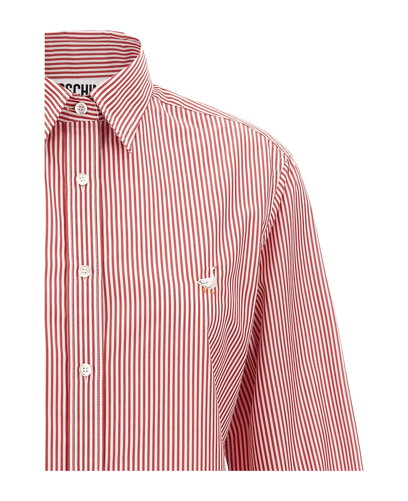 Moschino 
oca
 Embroidered Shirt - Red