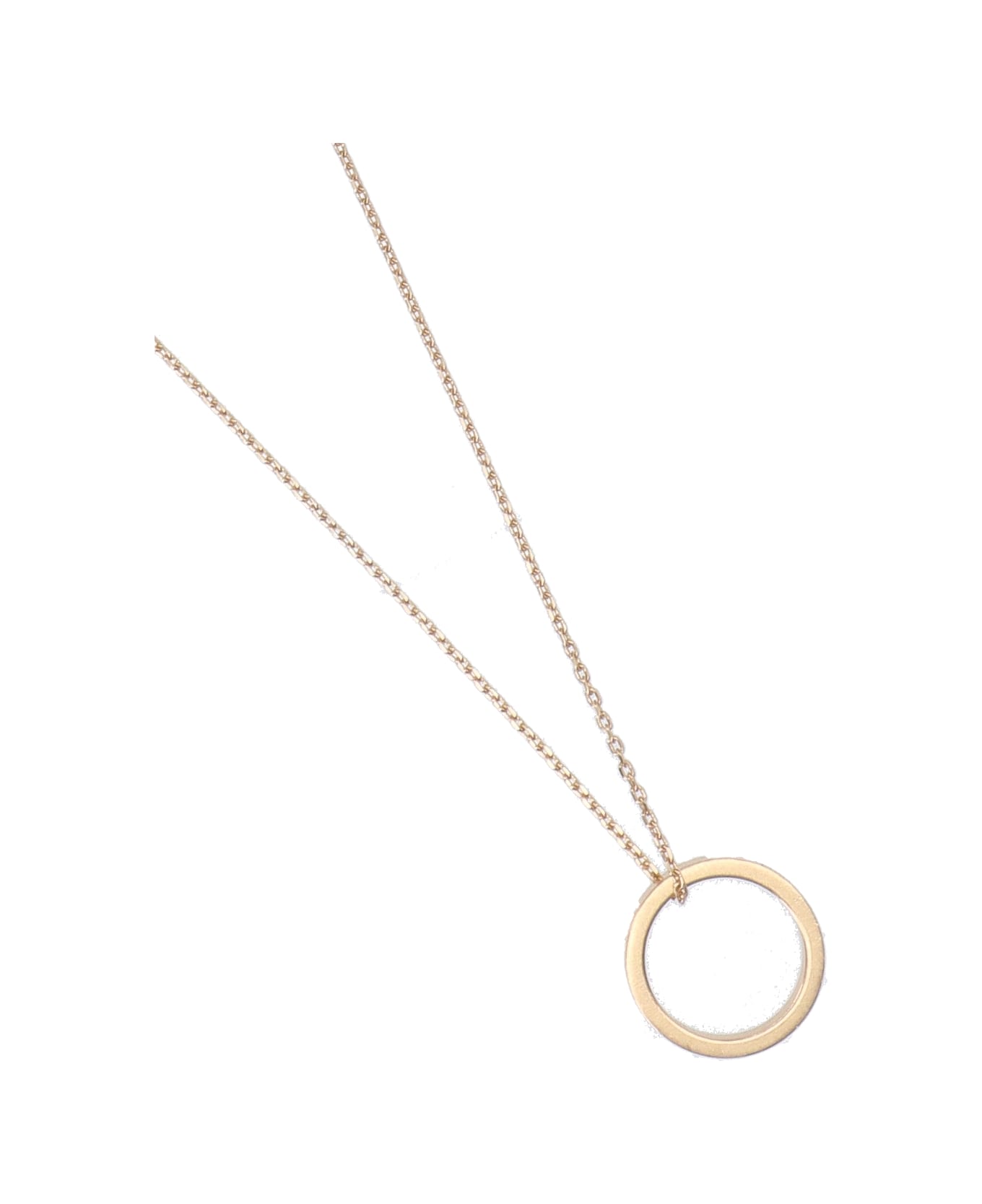 Maison Margiela Logo Ring Necklace - Gold