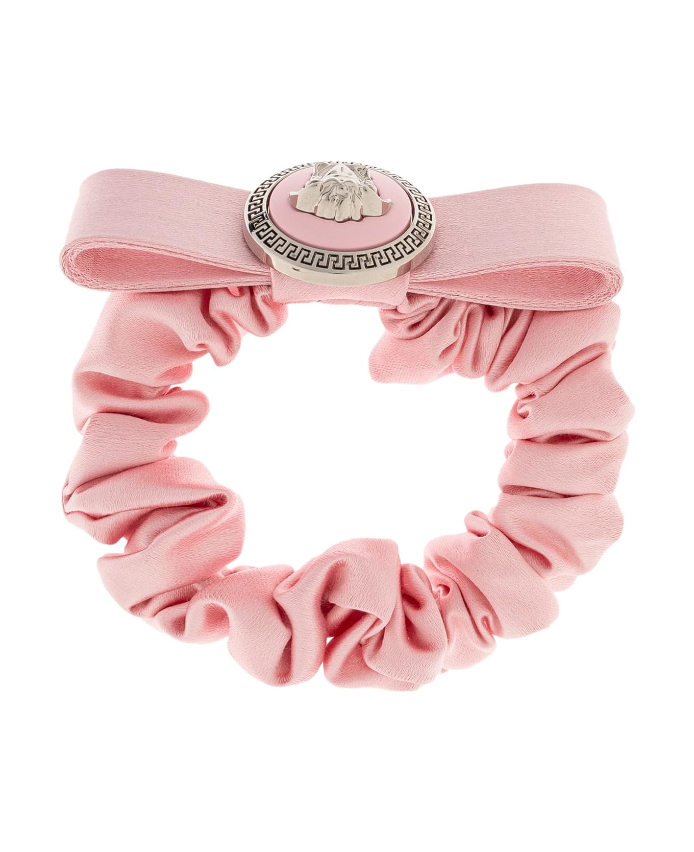 Versace Silk Hair Scrunchie - PINK