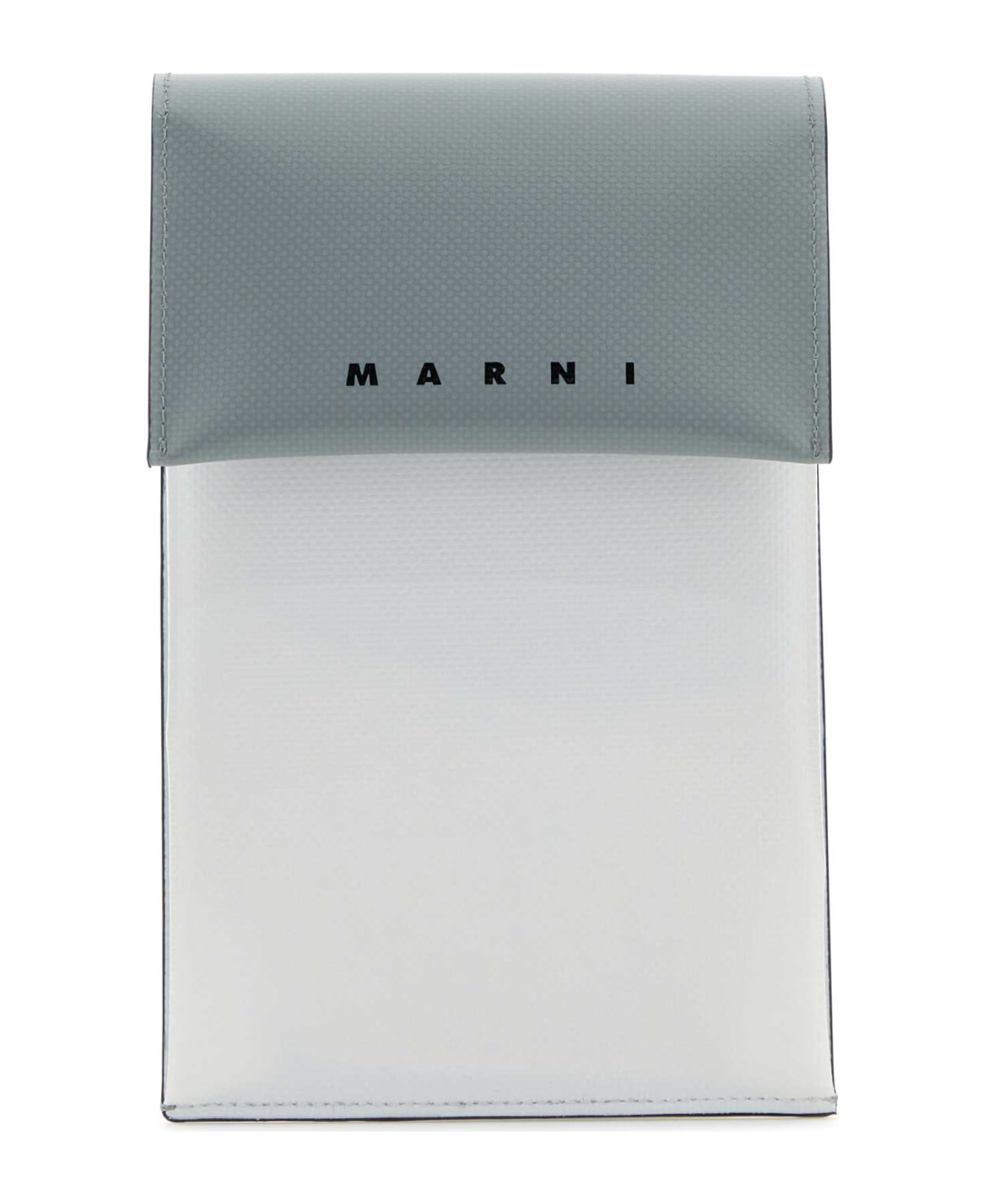 Marni Two-tone Polyester Phone Case - ANTIQUESILVERSILKWHITE