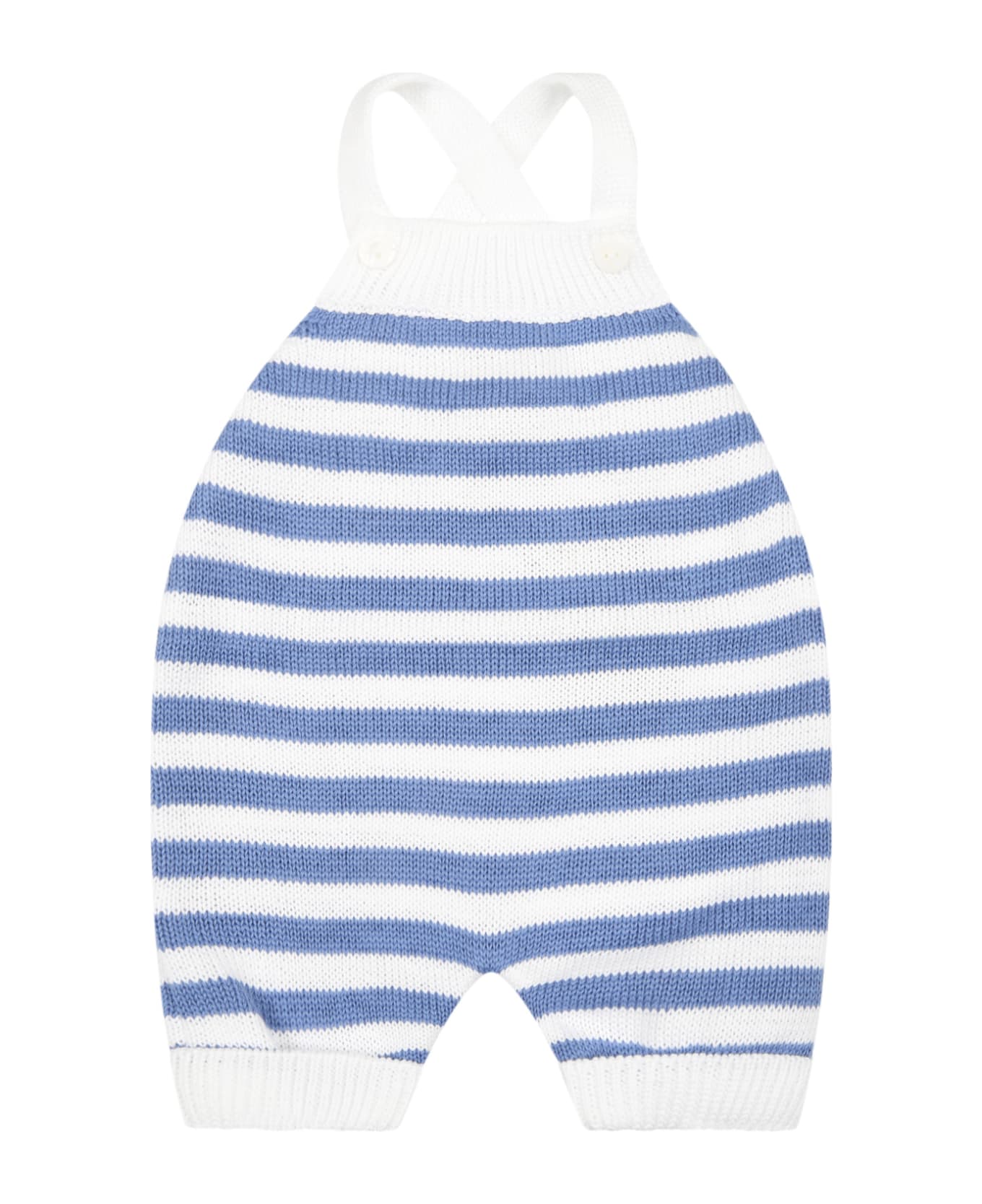Little Bear Multicolor Dungarees For Baby Boy - Multicolor