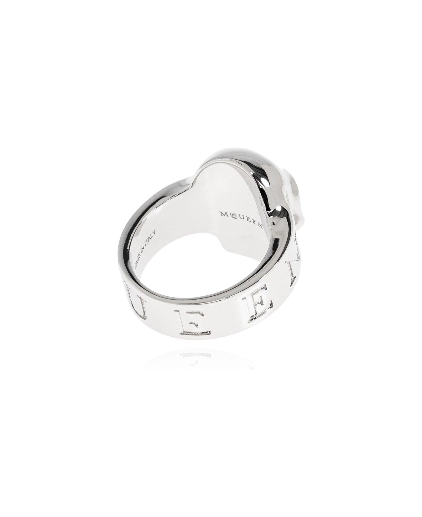Alexander McQueen Skull Slip-on Ring - Silver