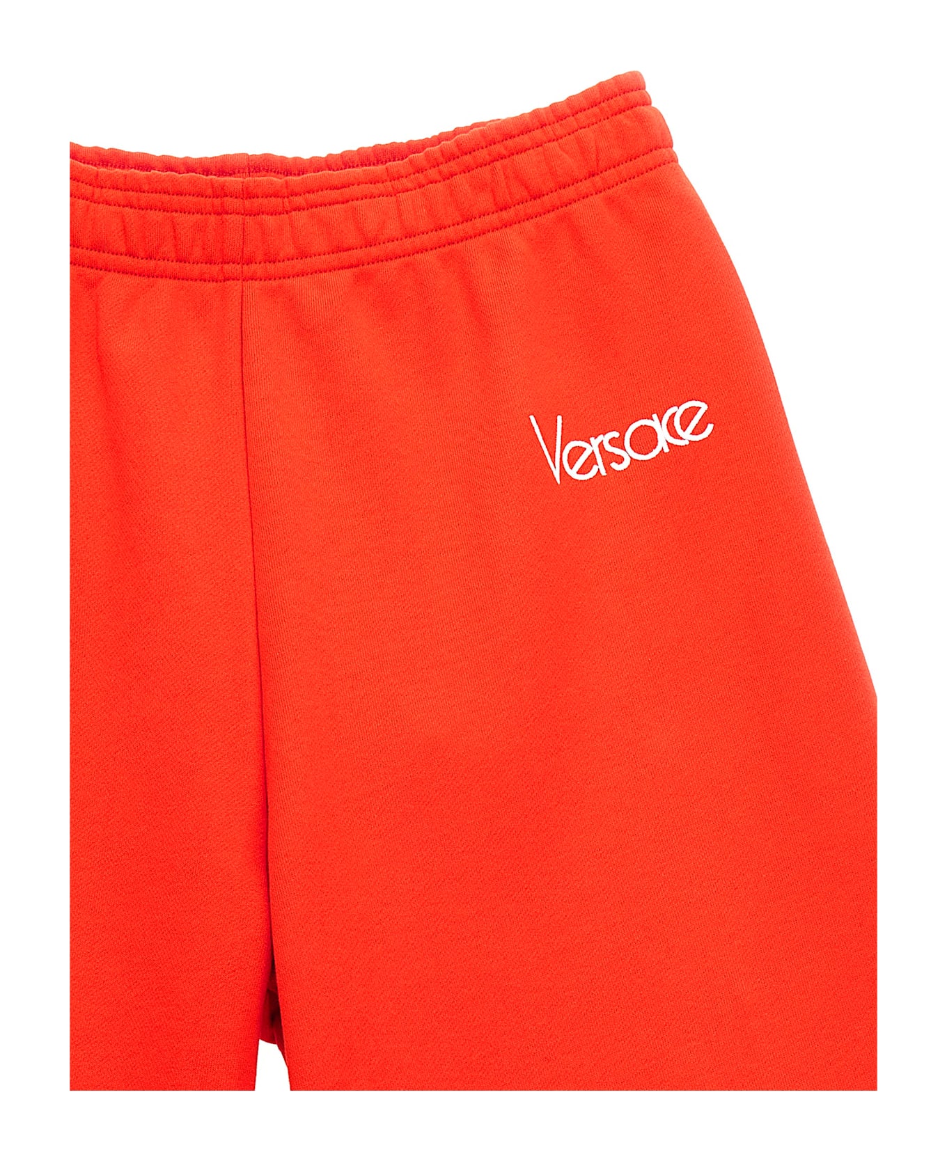 Versace '90s Vintage Logo' Bermuda Shorts - Red