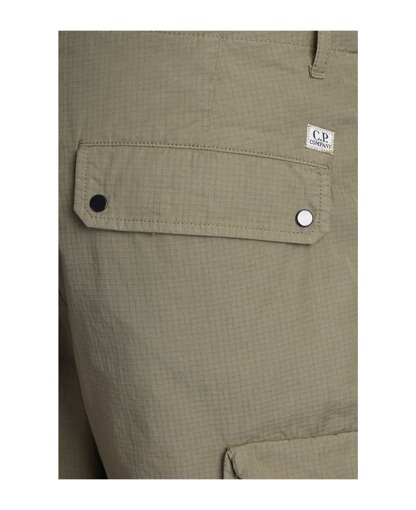C.P. Company Rip Stop Pants In Green Cotton - Agave Green