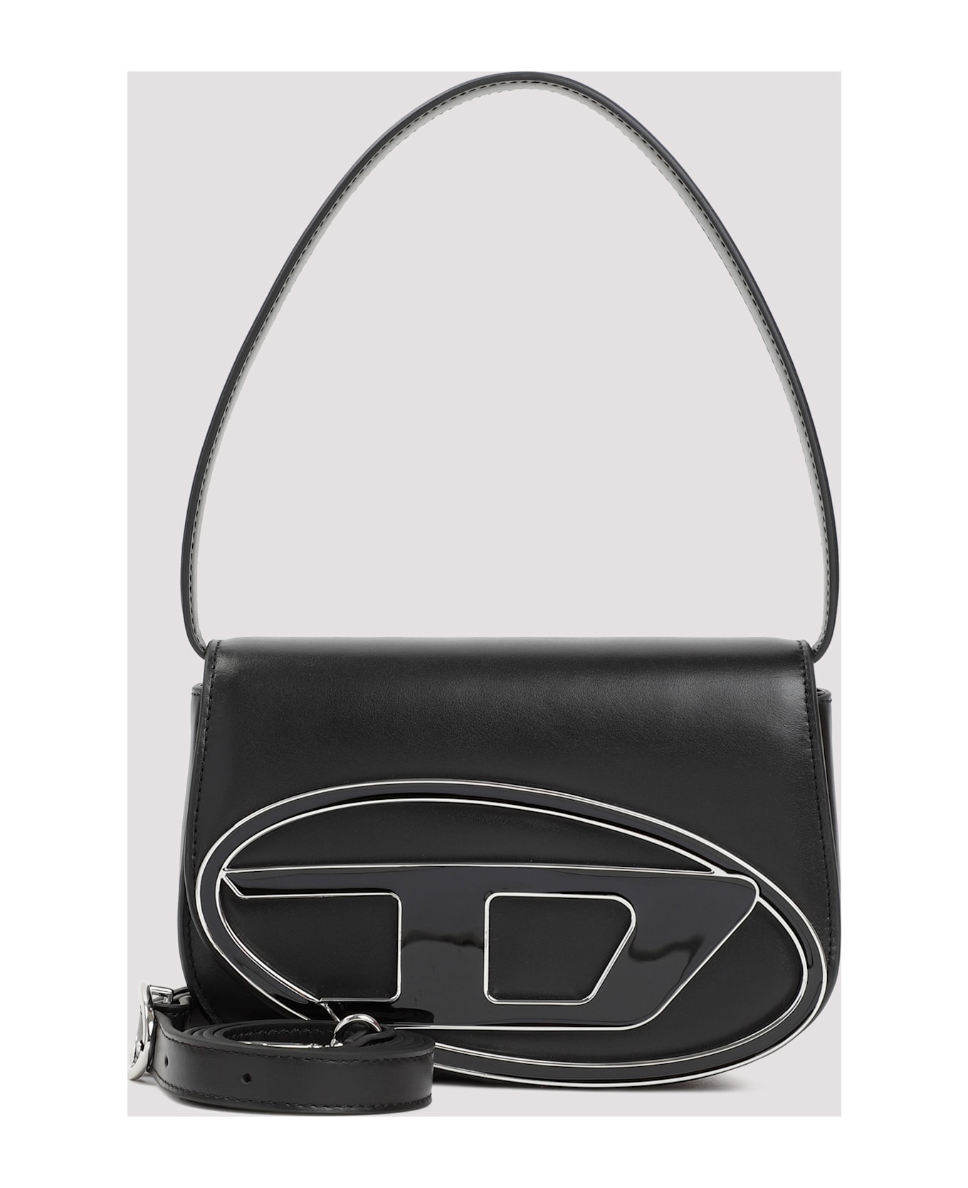 Diesel 1dr Leather Handbag - Black