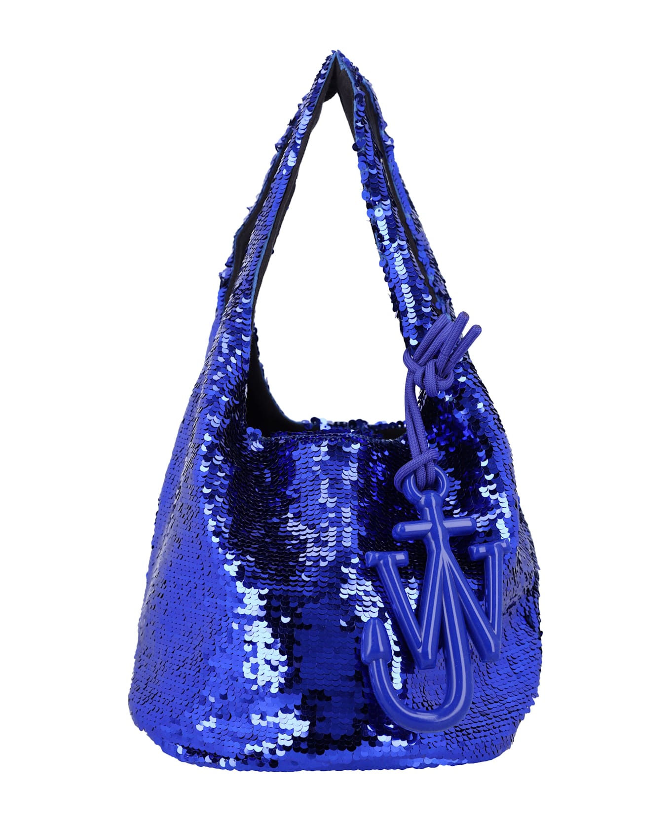 J.W. Anderson Mini Sequin Shopper - Dark Blue