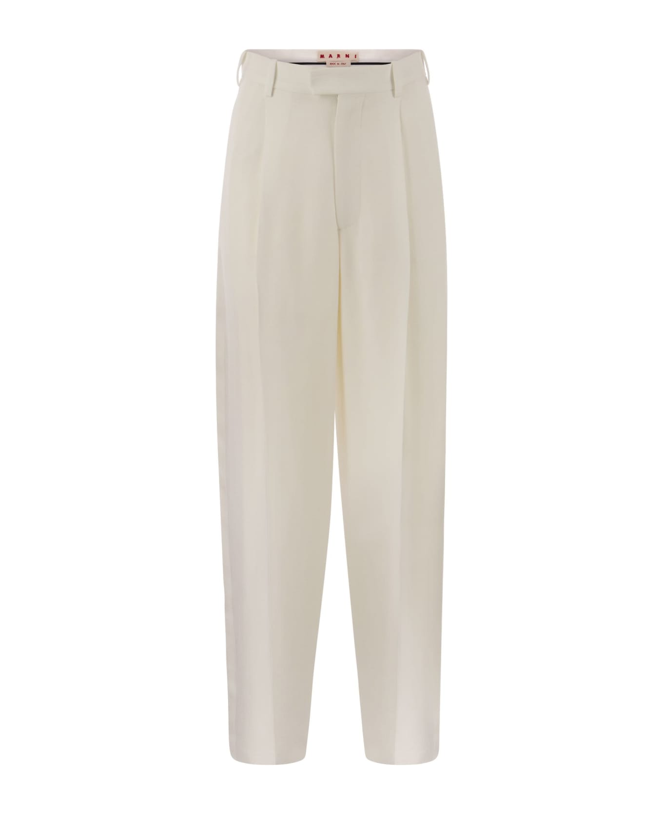 Marni Cady Tailored Trousers - White