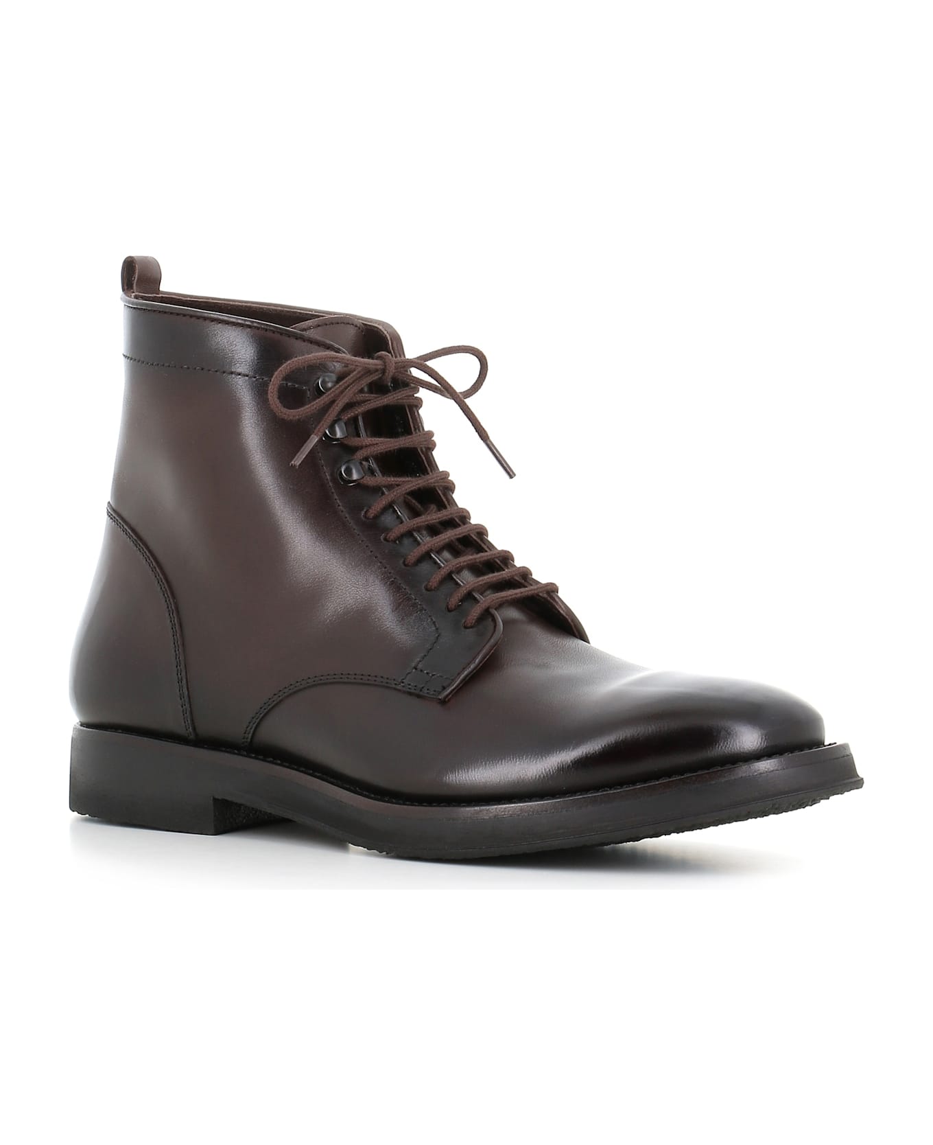 Alberto Fasciani Lace-up Boot Caleb 47055 - Mahogany