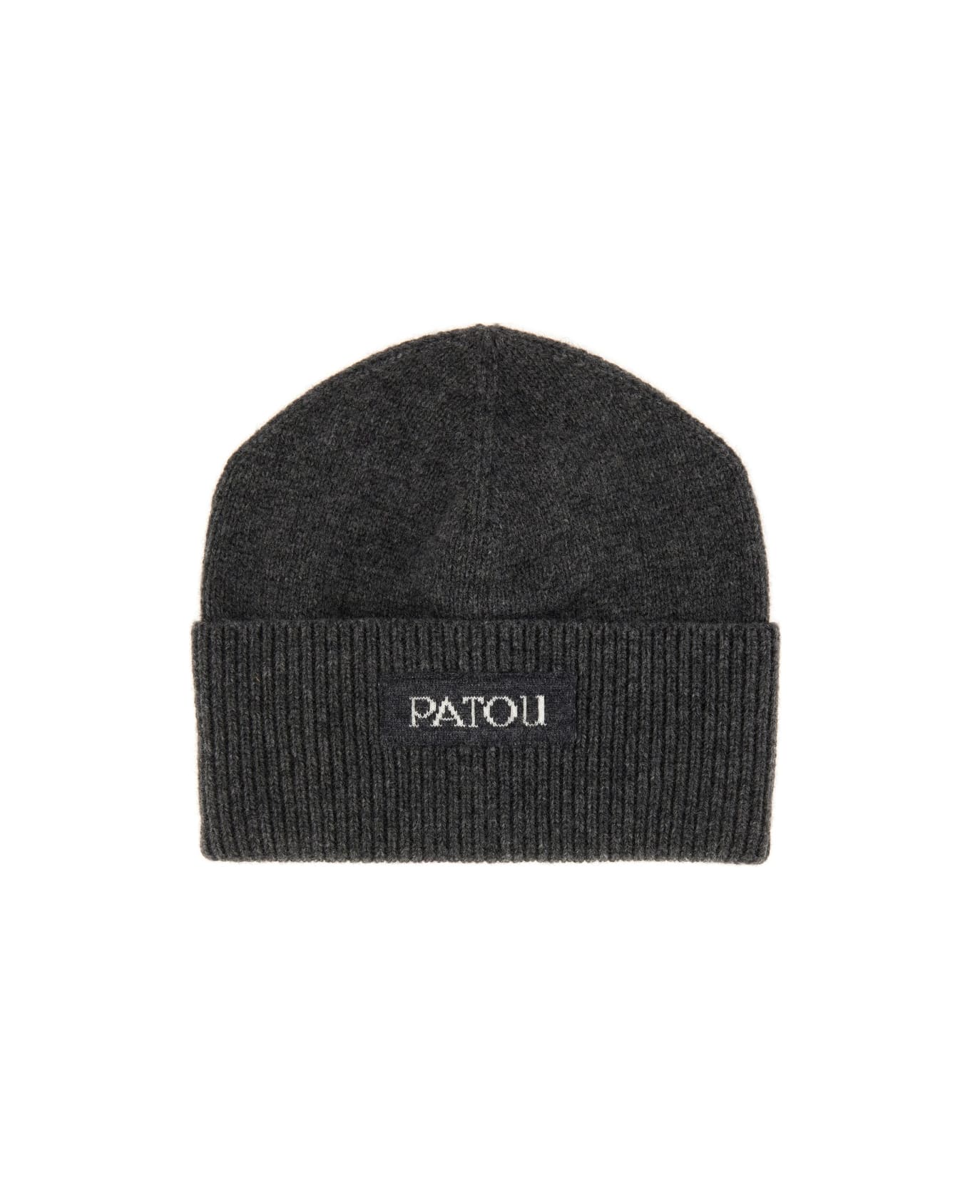 Patou Cap With Label And Logo - GREY