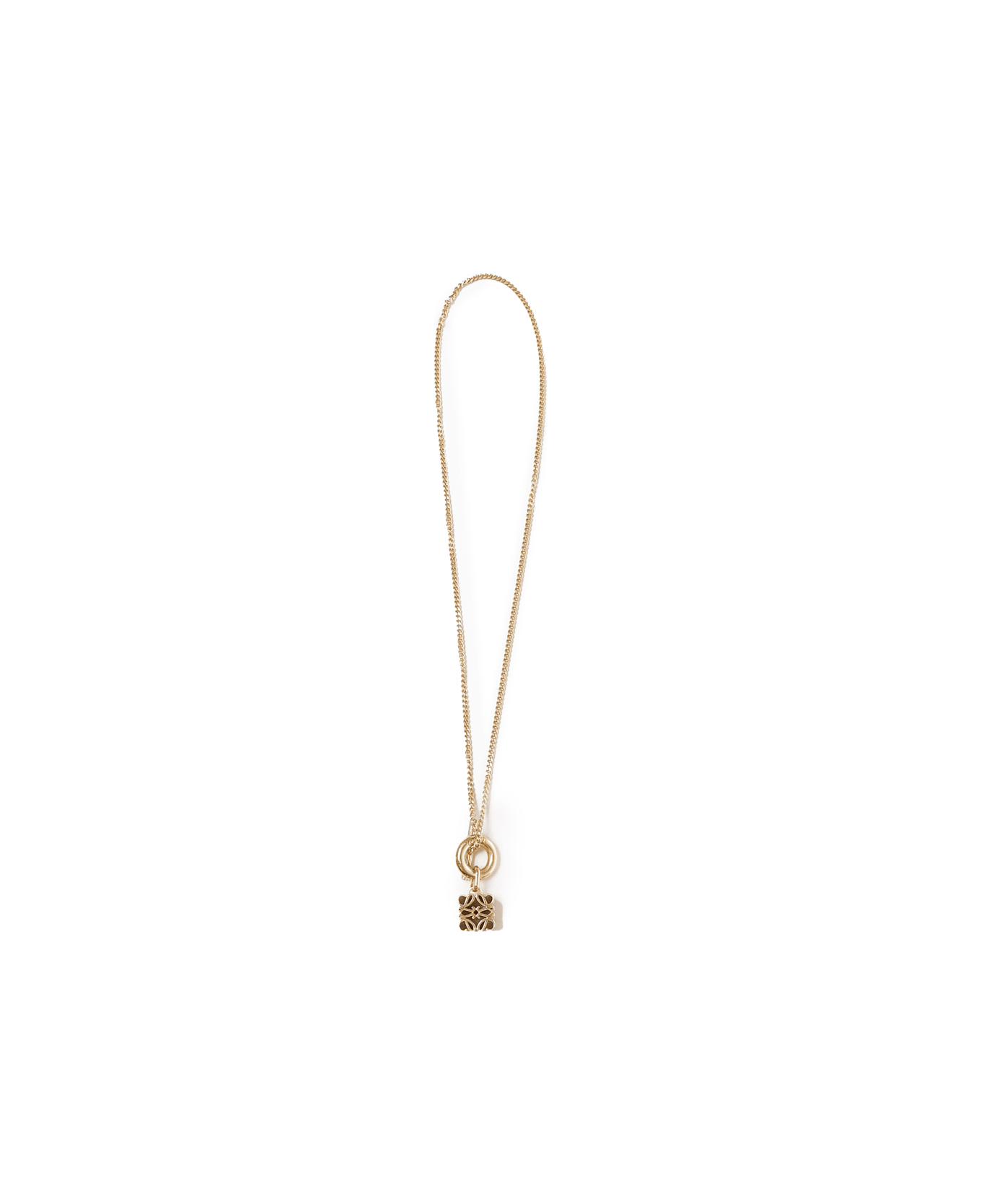 Loewe Anagram Pendant Necklace - Gold ネックレス