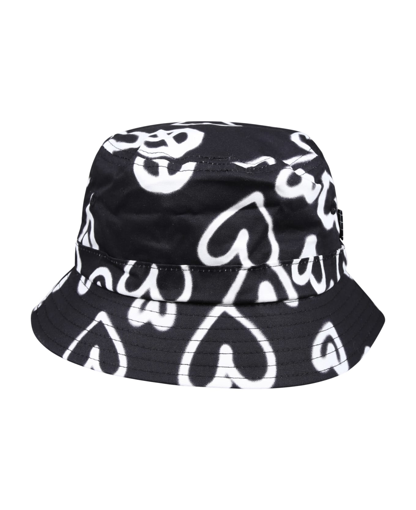 Molo Black Cloche For Kids With Hearts - Black アクセサリー＆ギフト