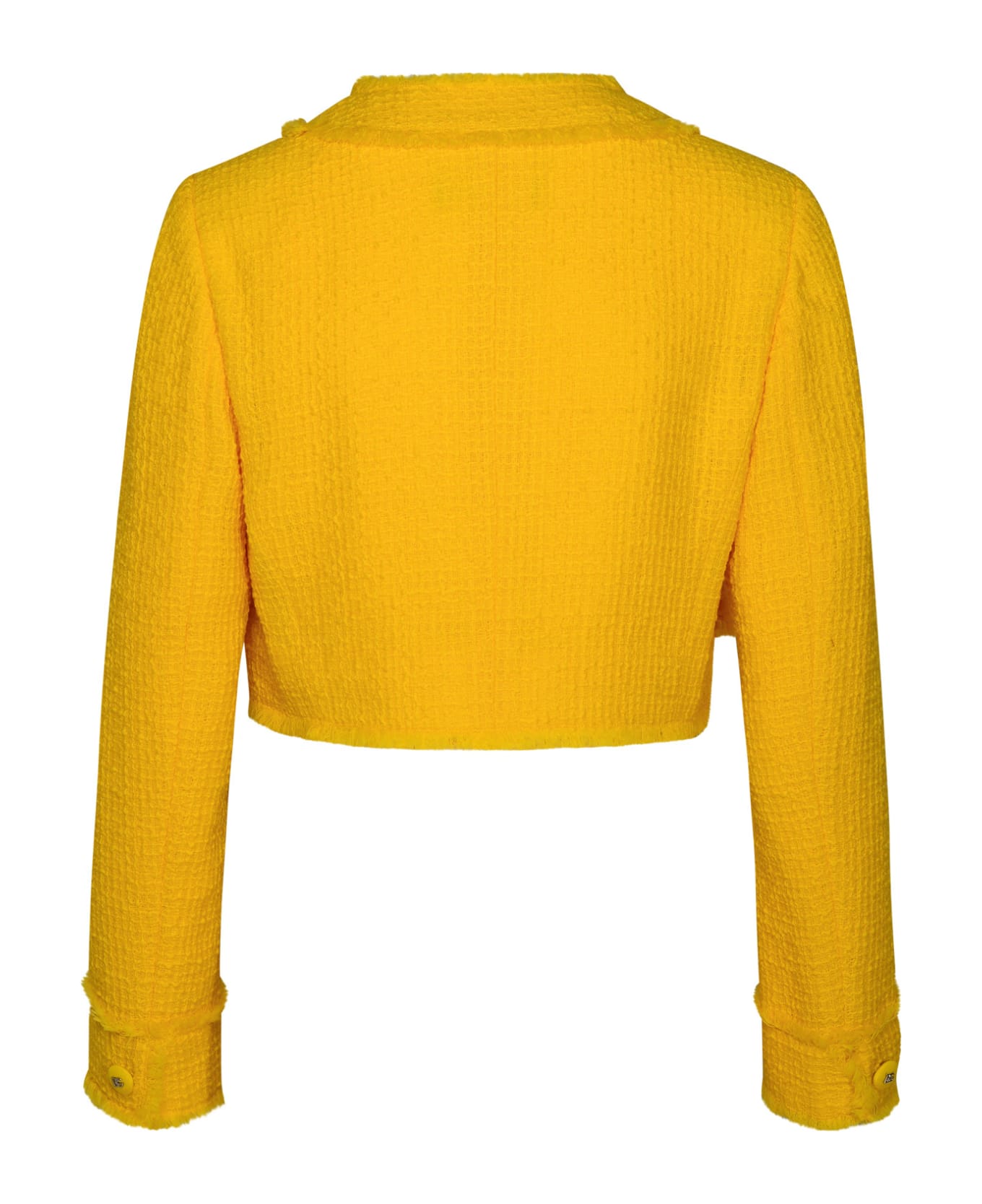 Dolce & Gabbana Yellow Wool Jacket - Yellow