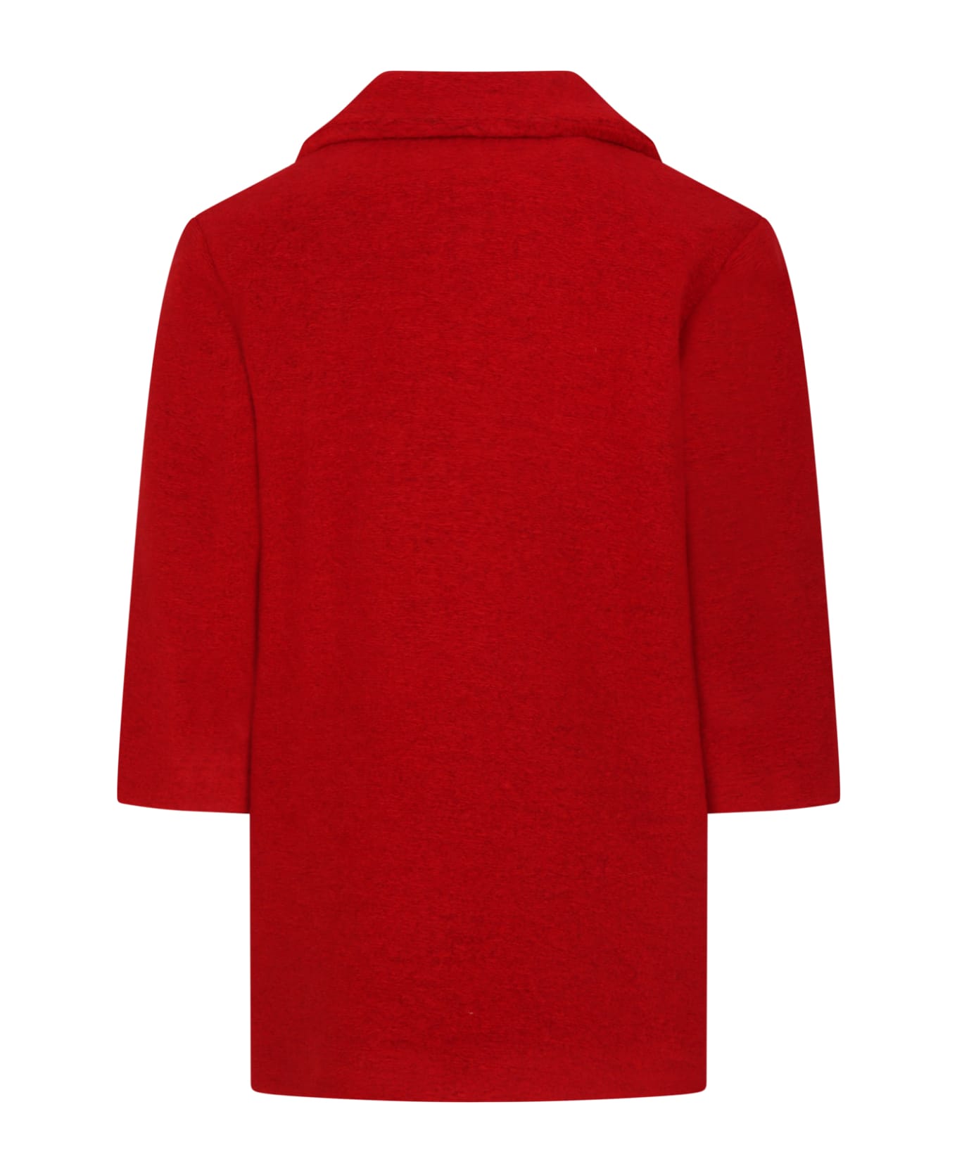 Monnalisa Red Coat For Girl - Red