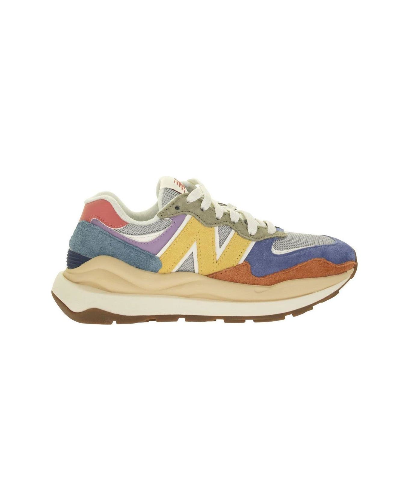 New Balance Colorblock Laceup Sneakers italist