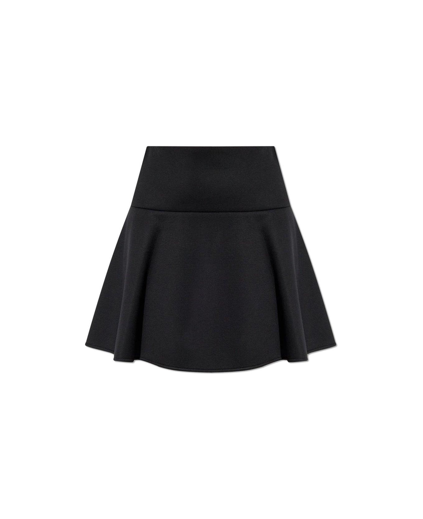 Moncler Flared Mini Skirt - Black