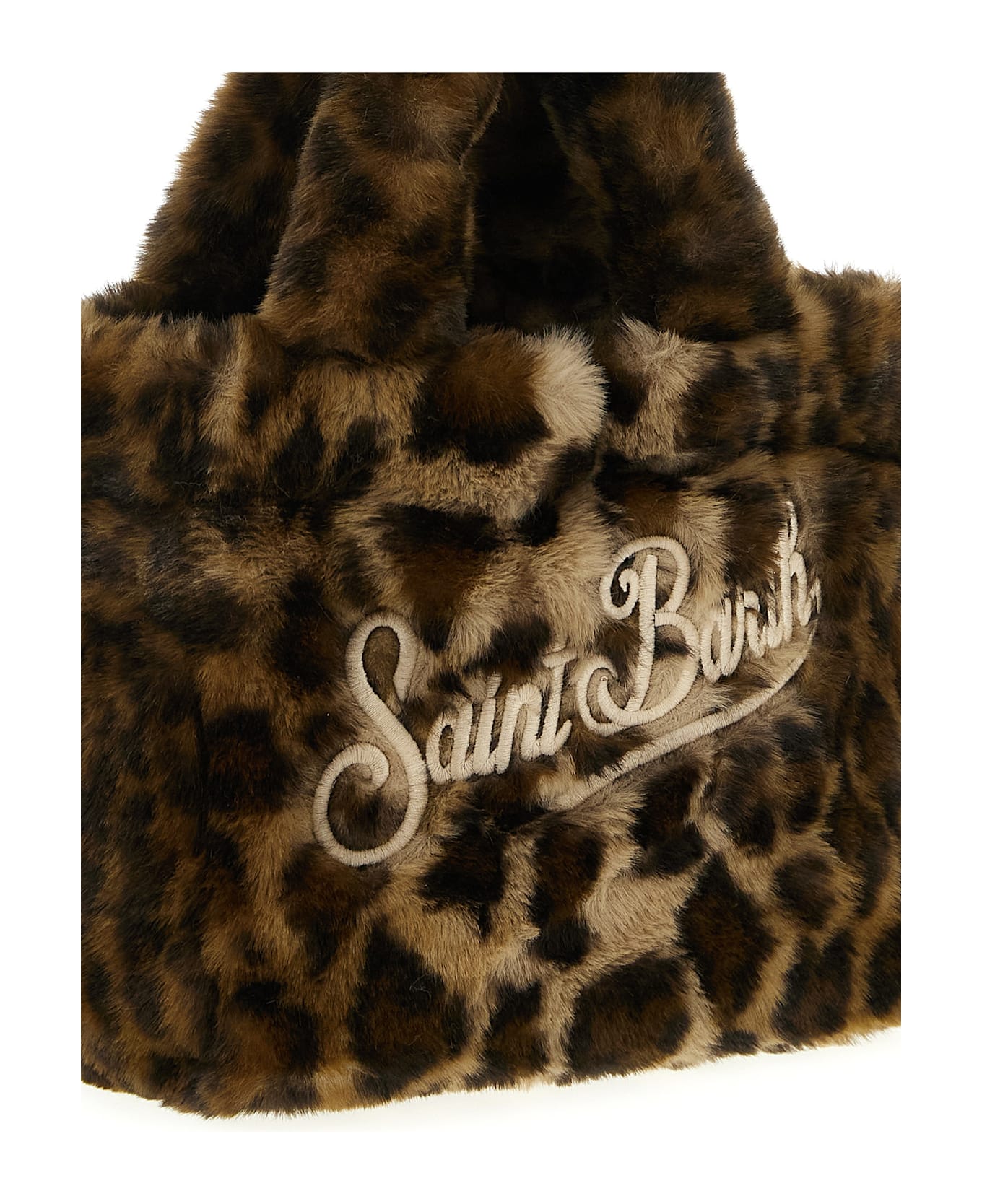 MC2 Saint Barth 
vanity Soft Fur
 Mini Handbag - Brown