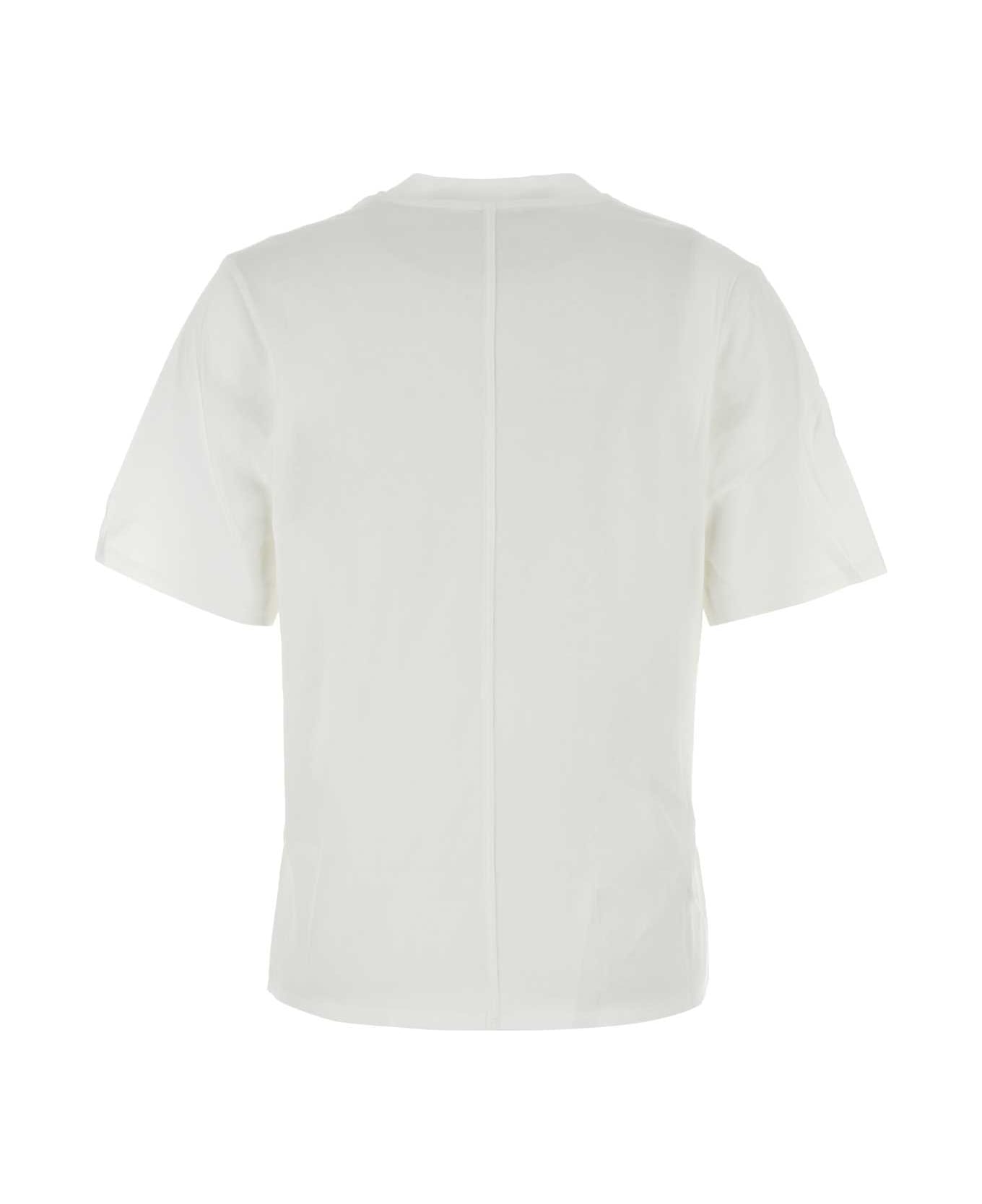 The Row White Cotton Chiara T-shirt - White