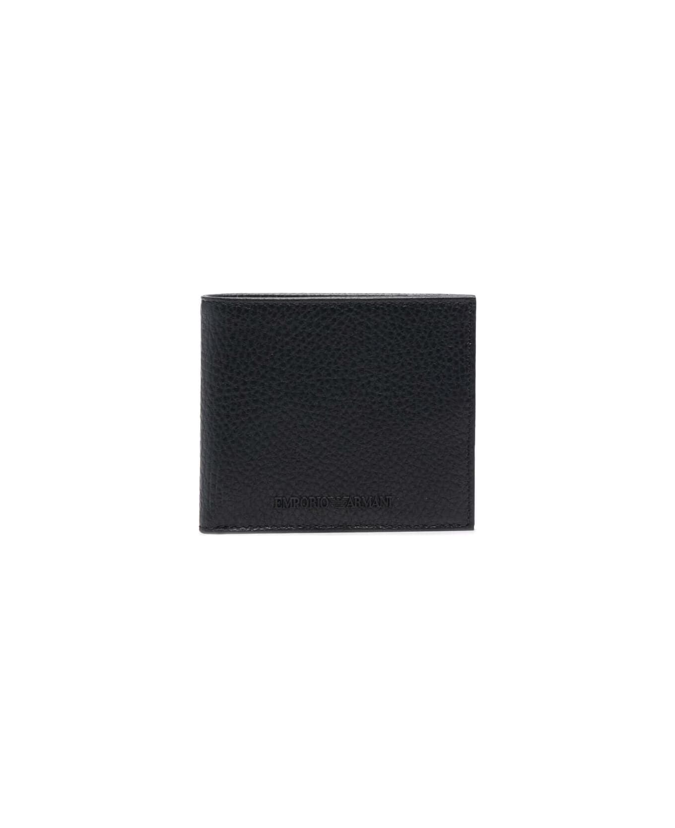 Emporio Armani Bi-fold Wallet - Lt Grey Black