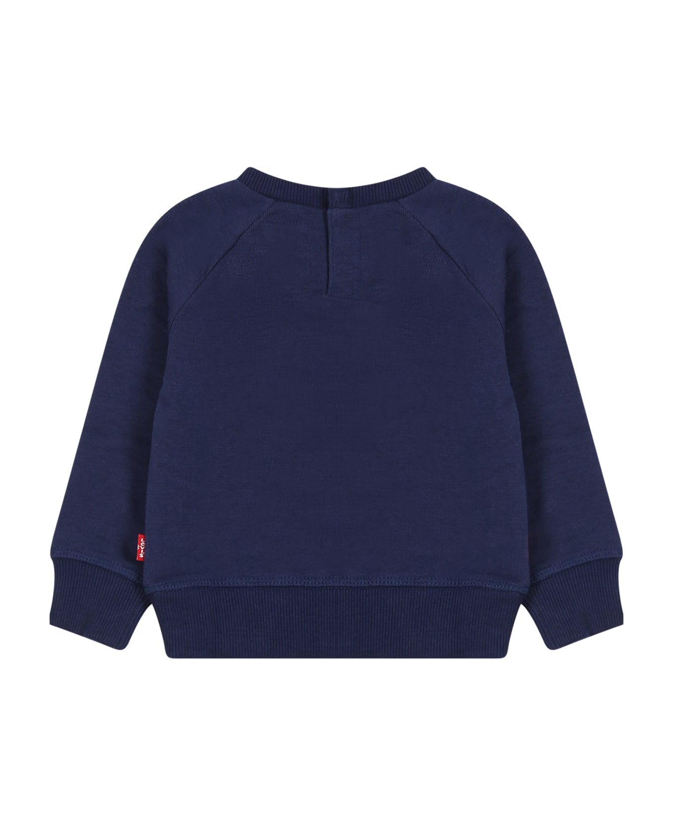 Levi's Blue Sweatshirt For Baby Girl With Logo - Blue
