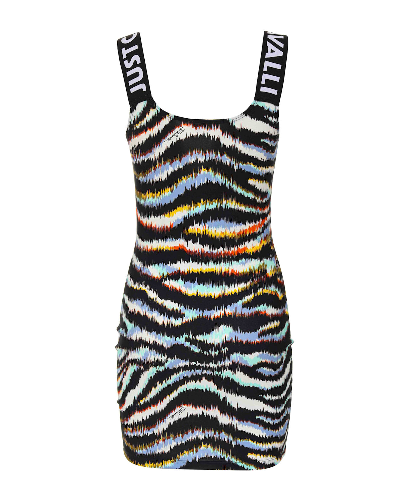 Just Cavalli Multicolour Knee Lenght Dress - MultiColour