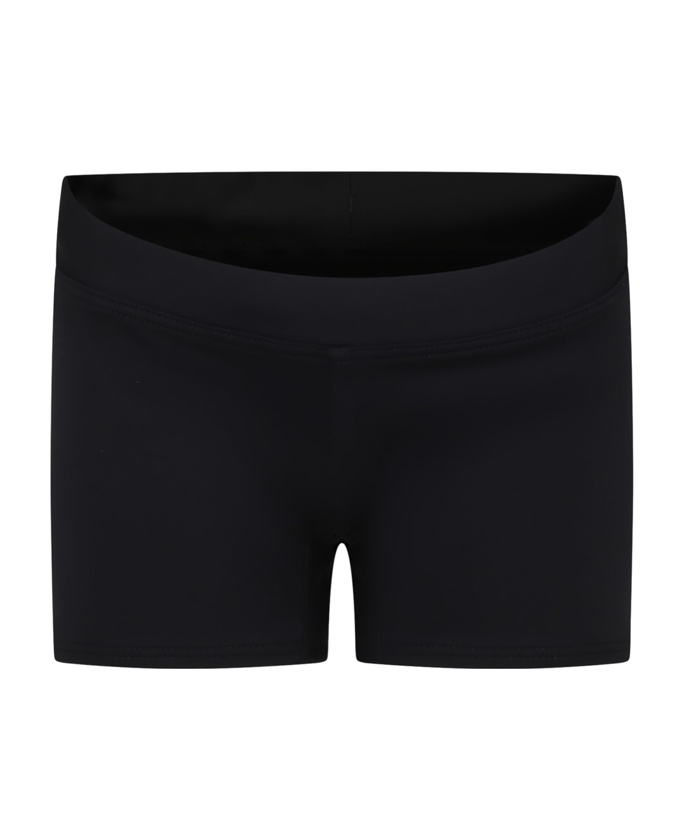 Calvin Klein Black Swim Shorts For Boy With Logo - Black