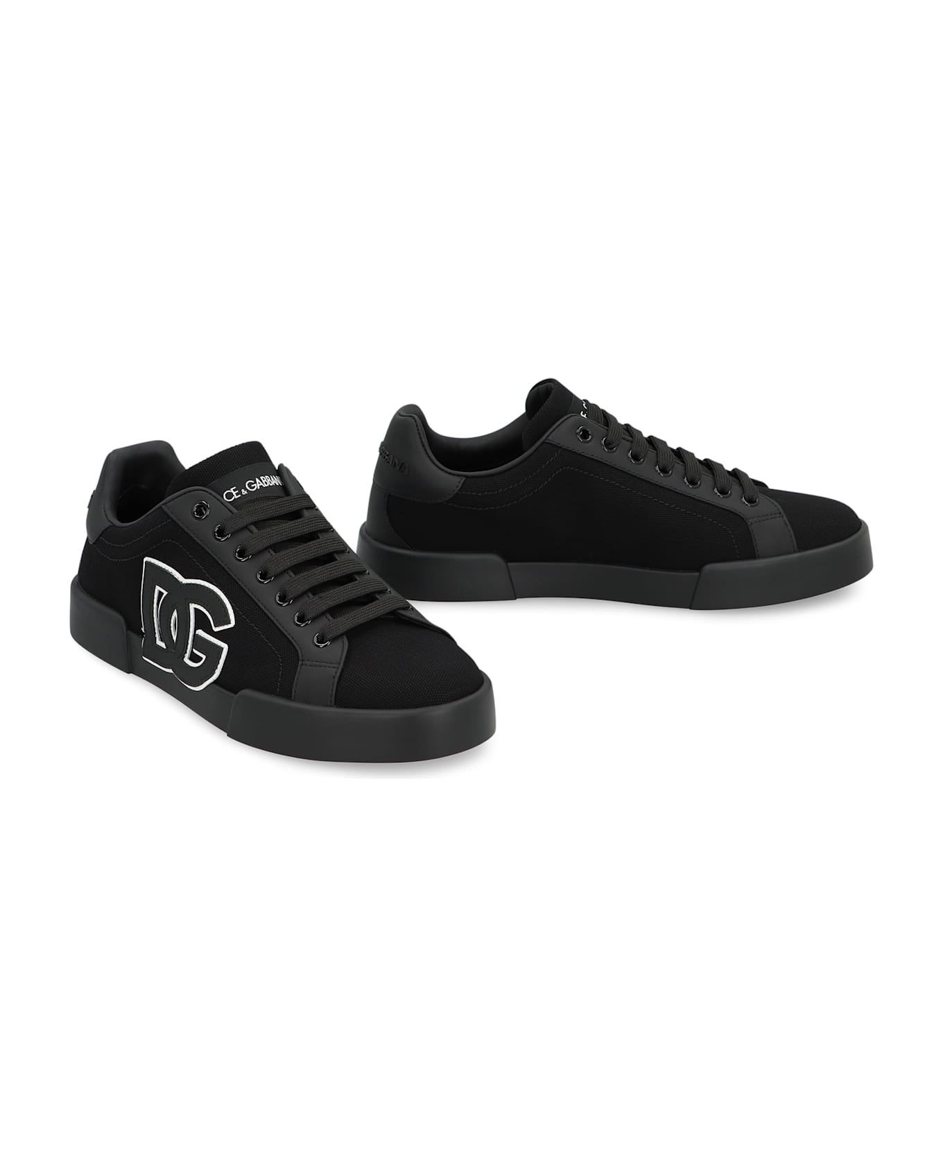 Dolce & Gabbana Portofino Light Low-top Sneakers - BLACK