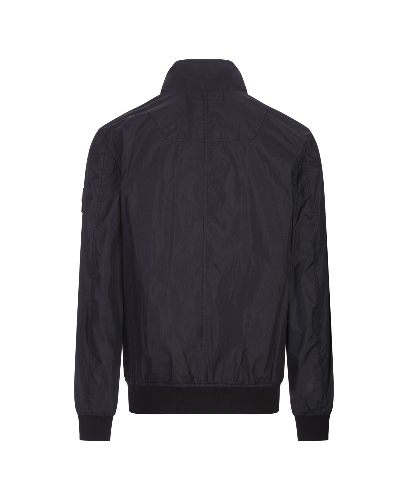 Stone Island Garment Dyed Crinkle Reps R-ny Jacket In Navy Blue - Blue