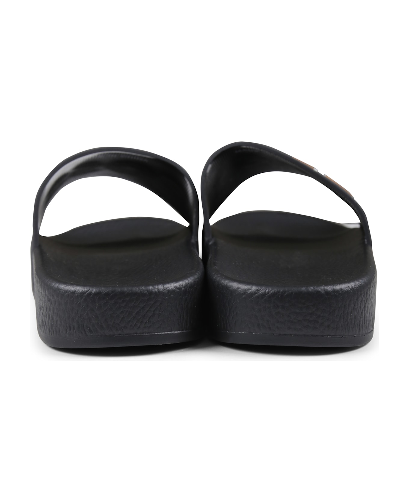 Hugo Boss Black Slippers For Boy With Logo - Black