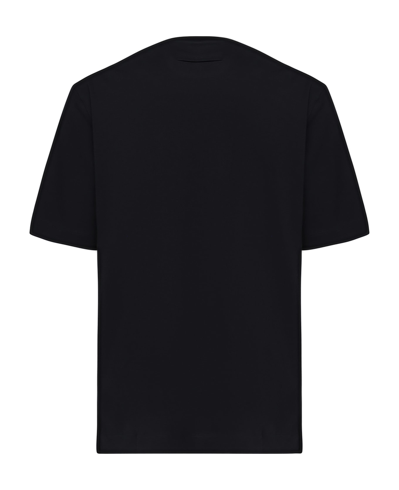 Zegna Cotton And Silk T-shirt - Black