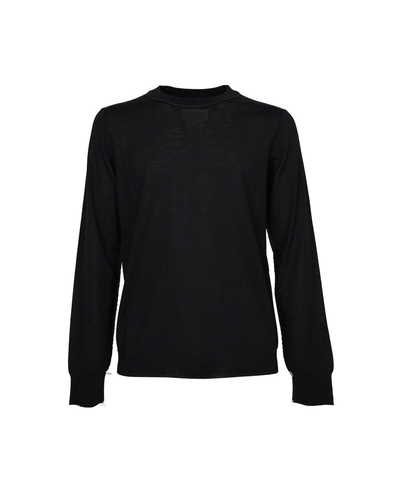 Maison Margiela Crewneck Sweater - black ニットウェア