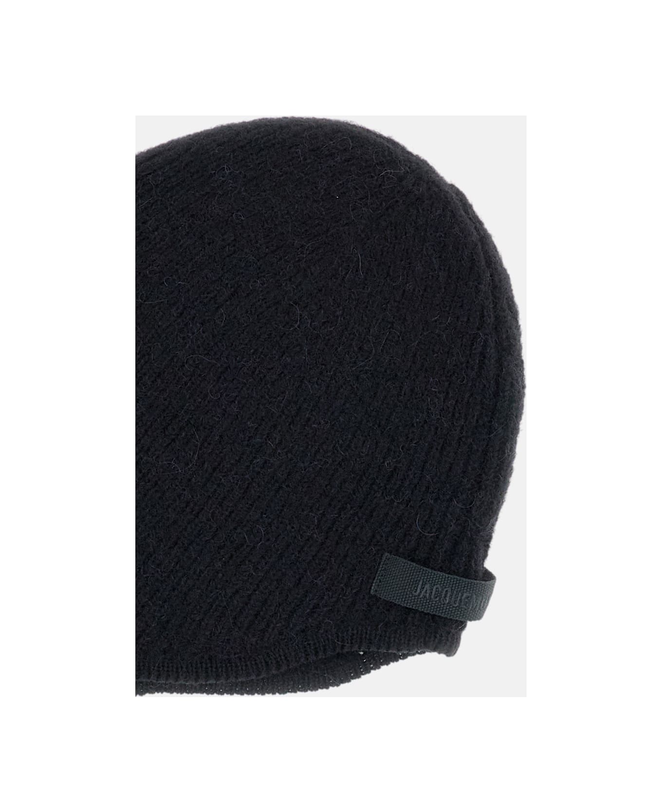 Jacquemus La Capuche Gros Grain Hat - Black