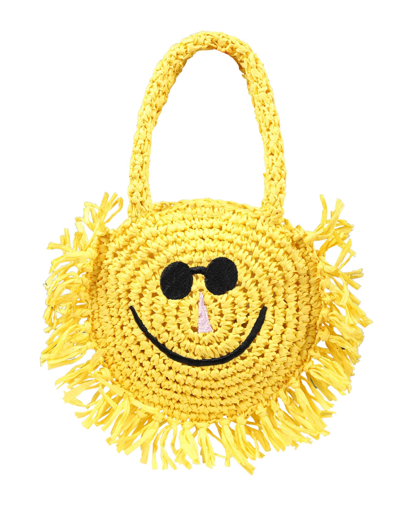 Stella McCartney Kids Yellow Casual Bag For Girl With Sun Shape - Yellow